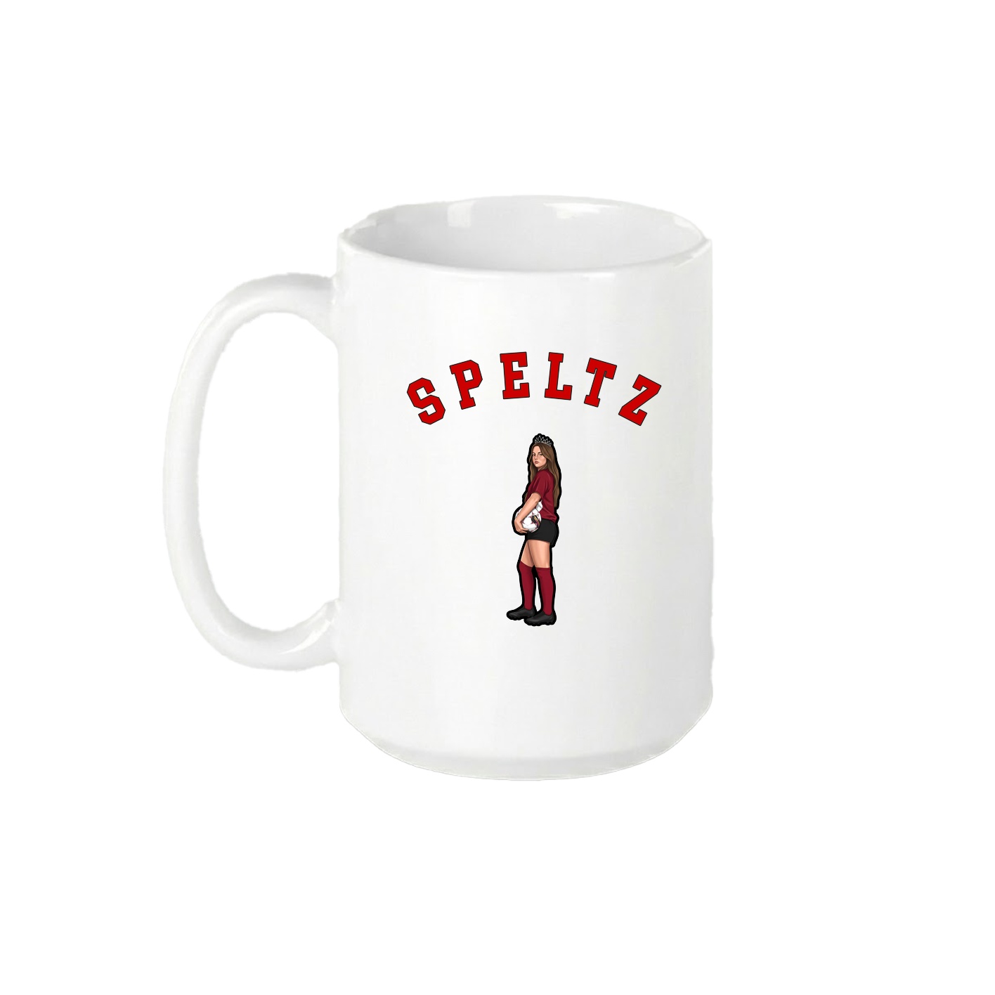 15oz Coffee Mug — Shirsey Arch in White