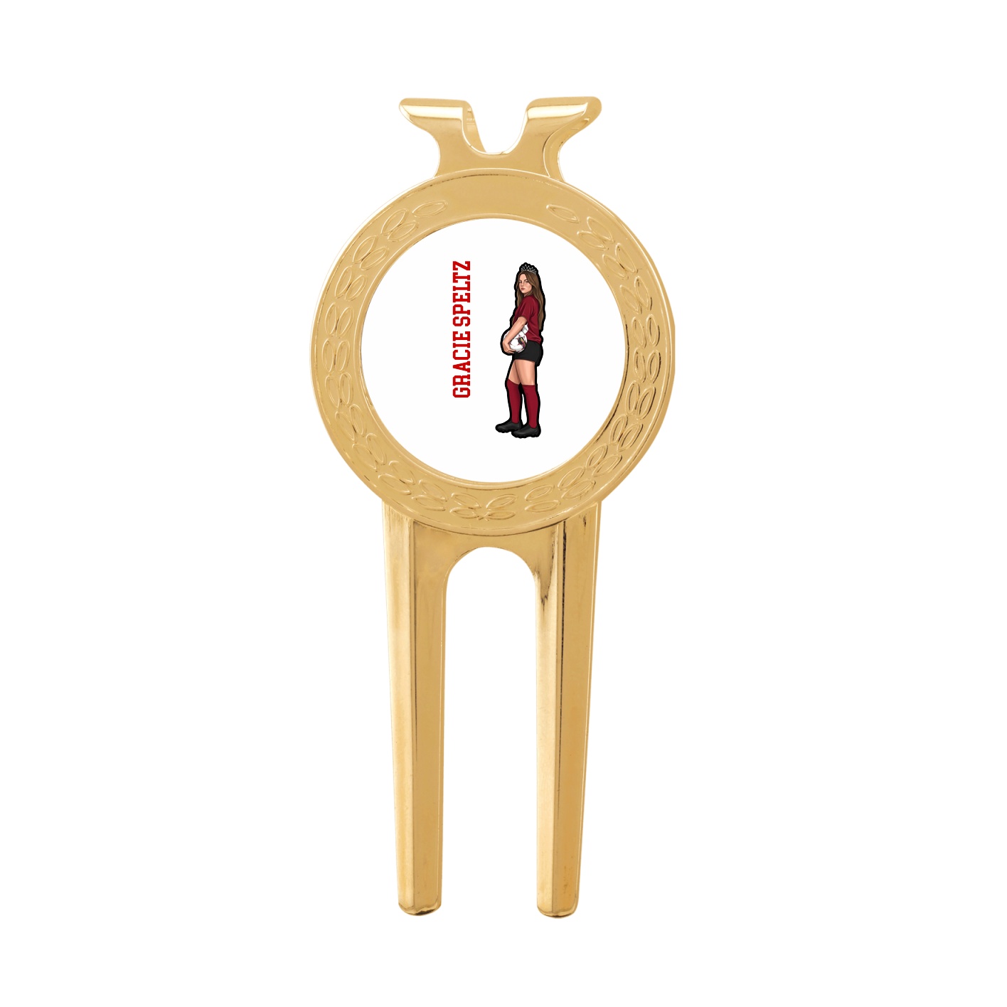 Divot Tool with Ball Marker — Name Vertical in Classic