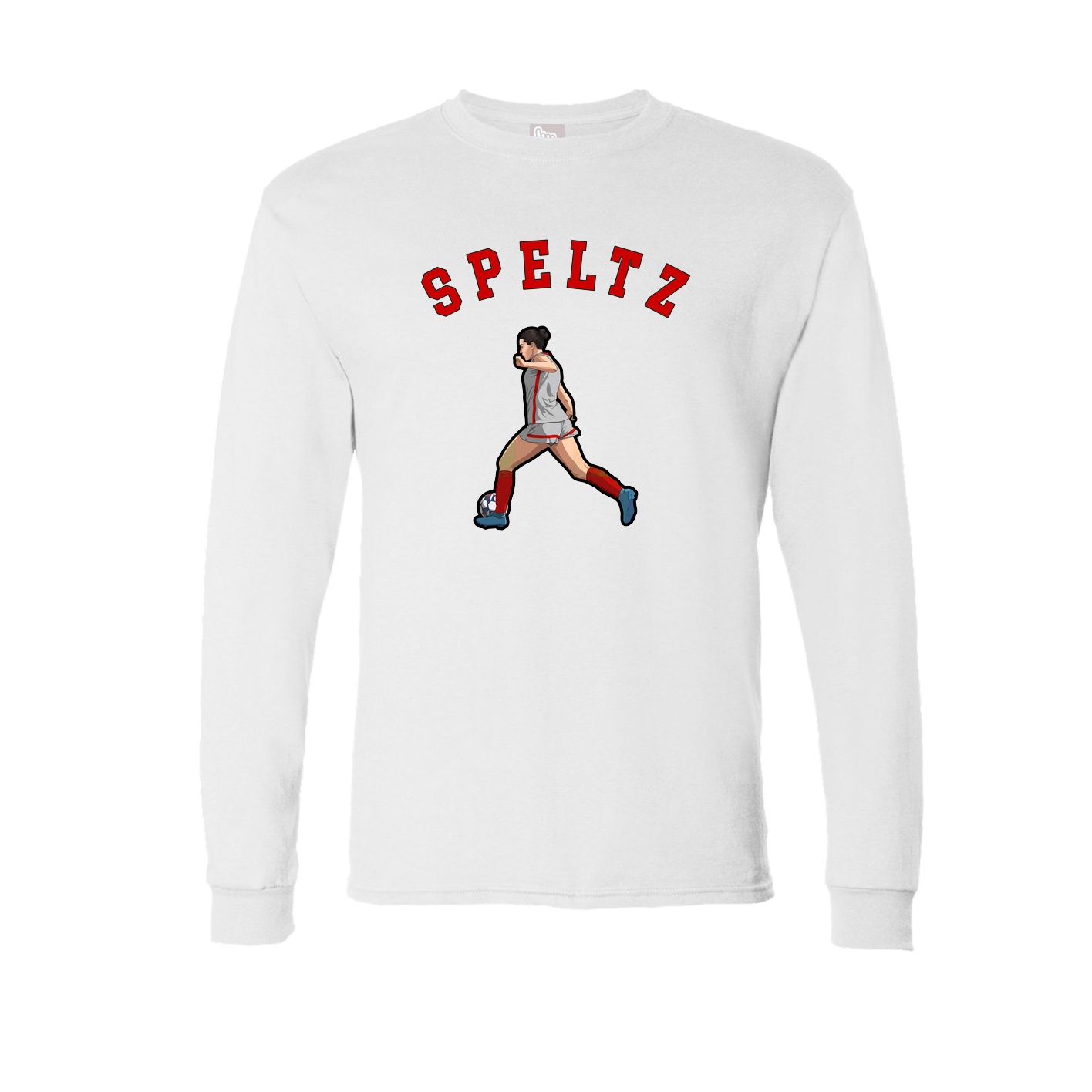 Long Sleeve Tee — Shirsey Arch in White