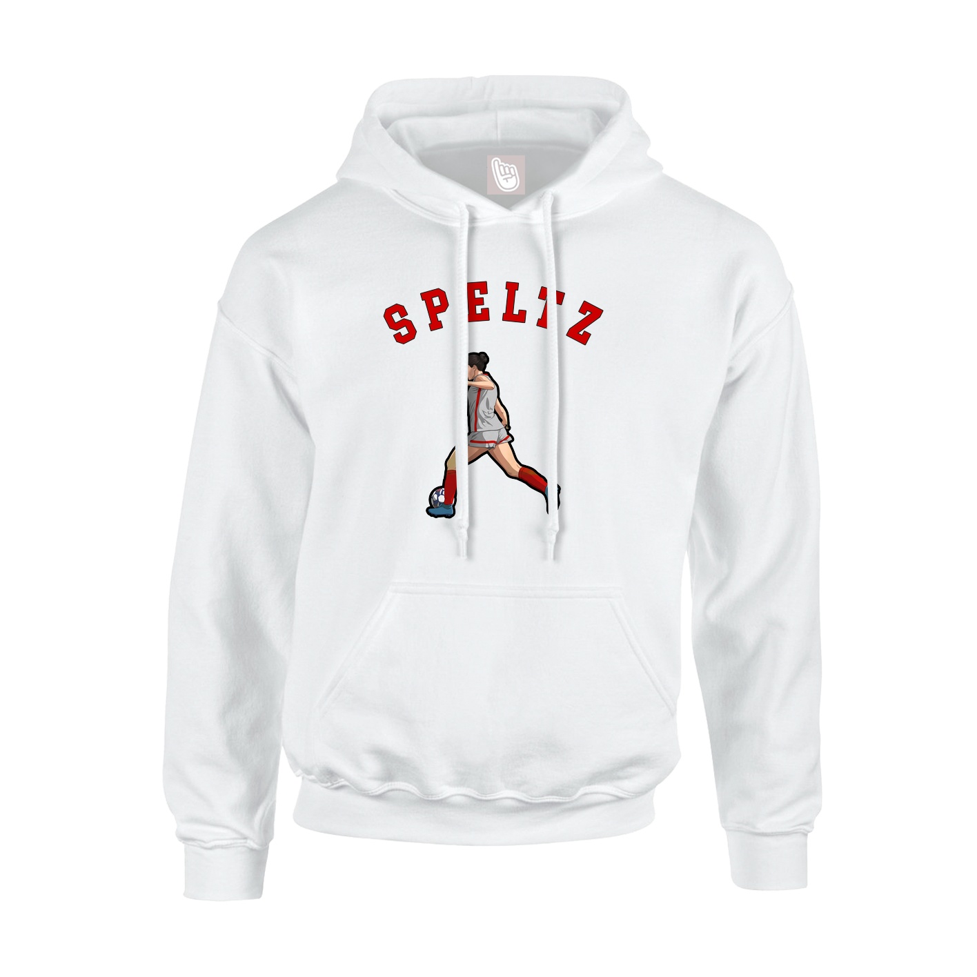 Youth Hoodie — Shirsey Arch in White