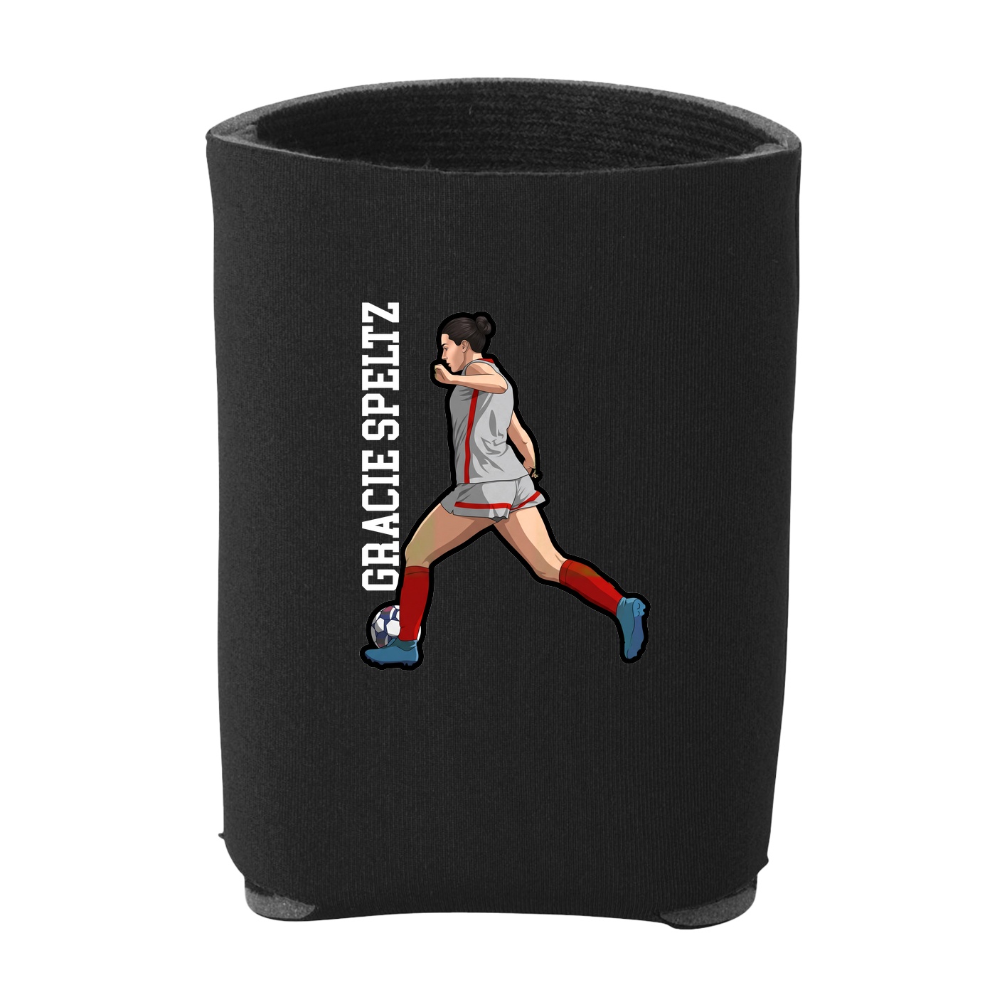 Can Holder — Name Vertical in Black