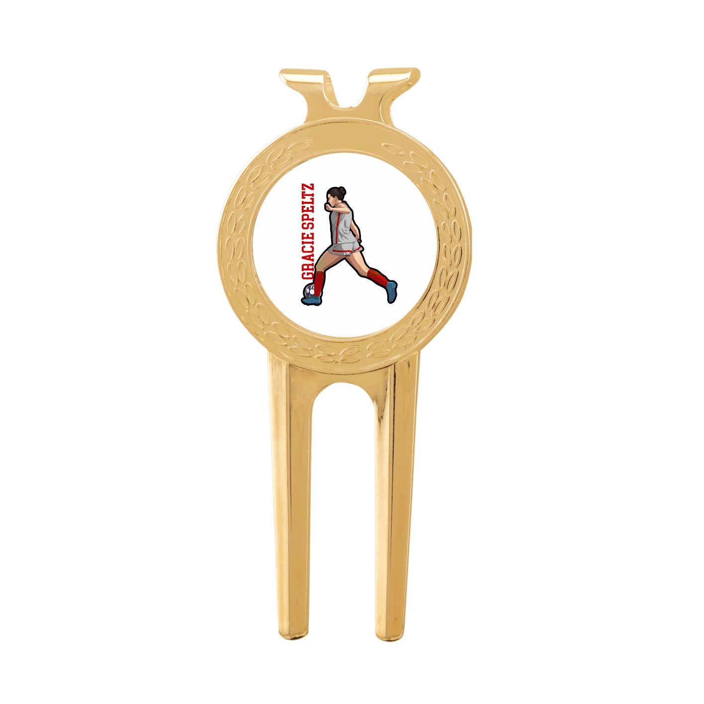 Divot Tool with Ball Marker — Name Vertical in Classic