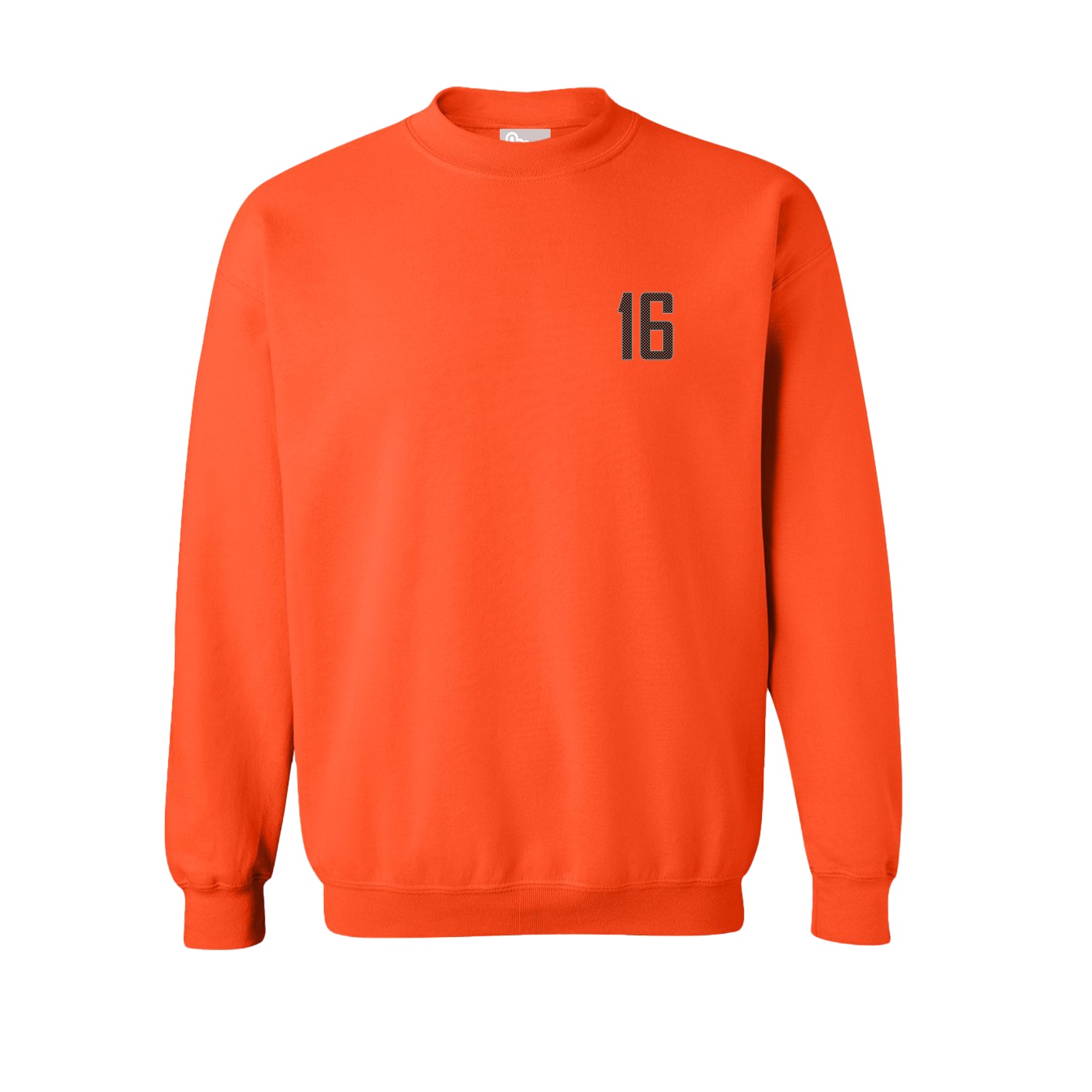 Fleece Crew — Front Shirsy in Orange