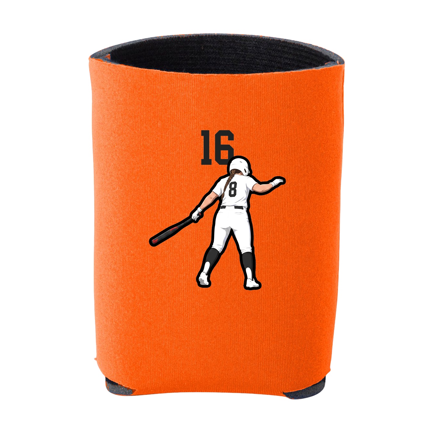 Can Holder — Number Top in Orange