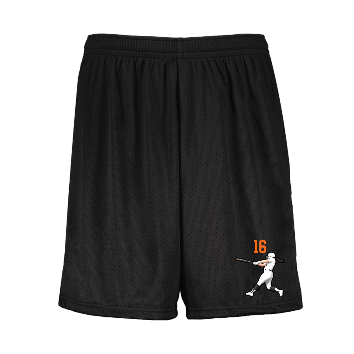 Shorts — Number Top in Black