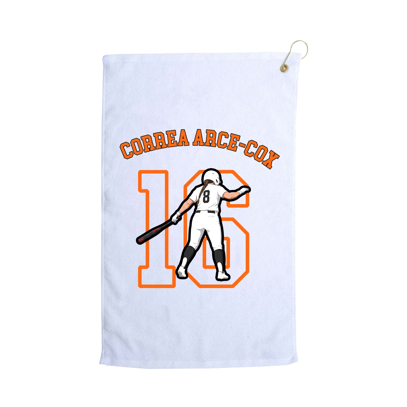 Golf Towel — Shirsey Arch in White