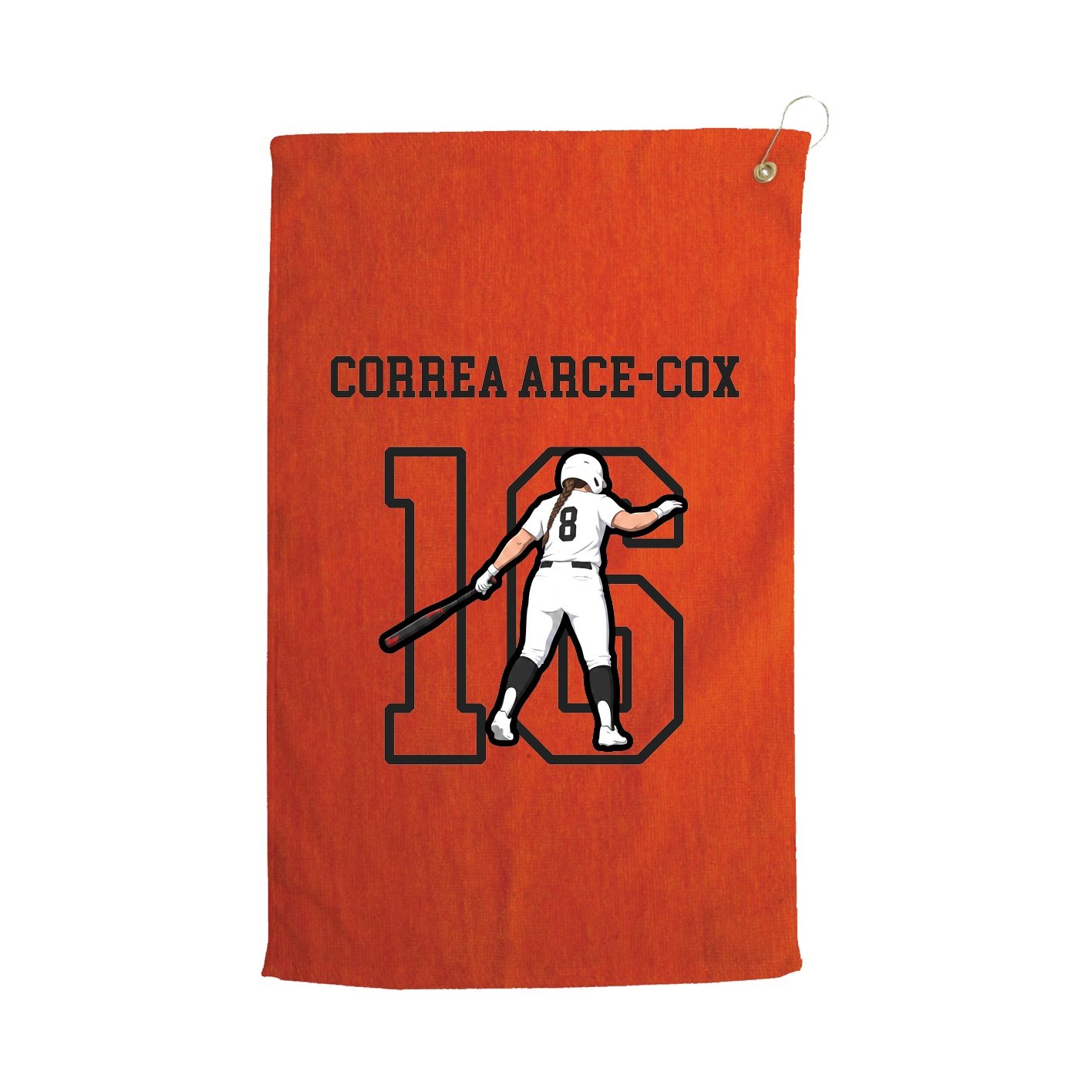 Golf Towel — Shirsey in Orange