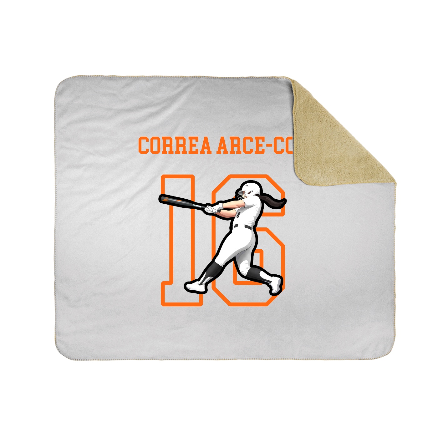 Throw Blanket — Shirsey in White