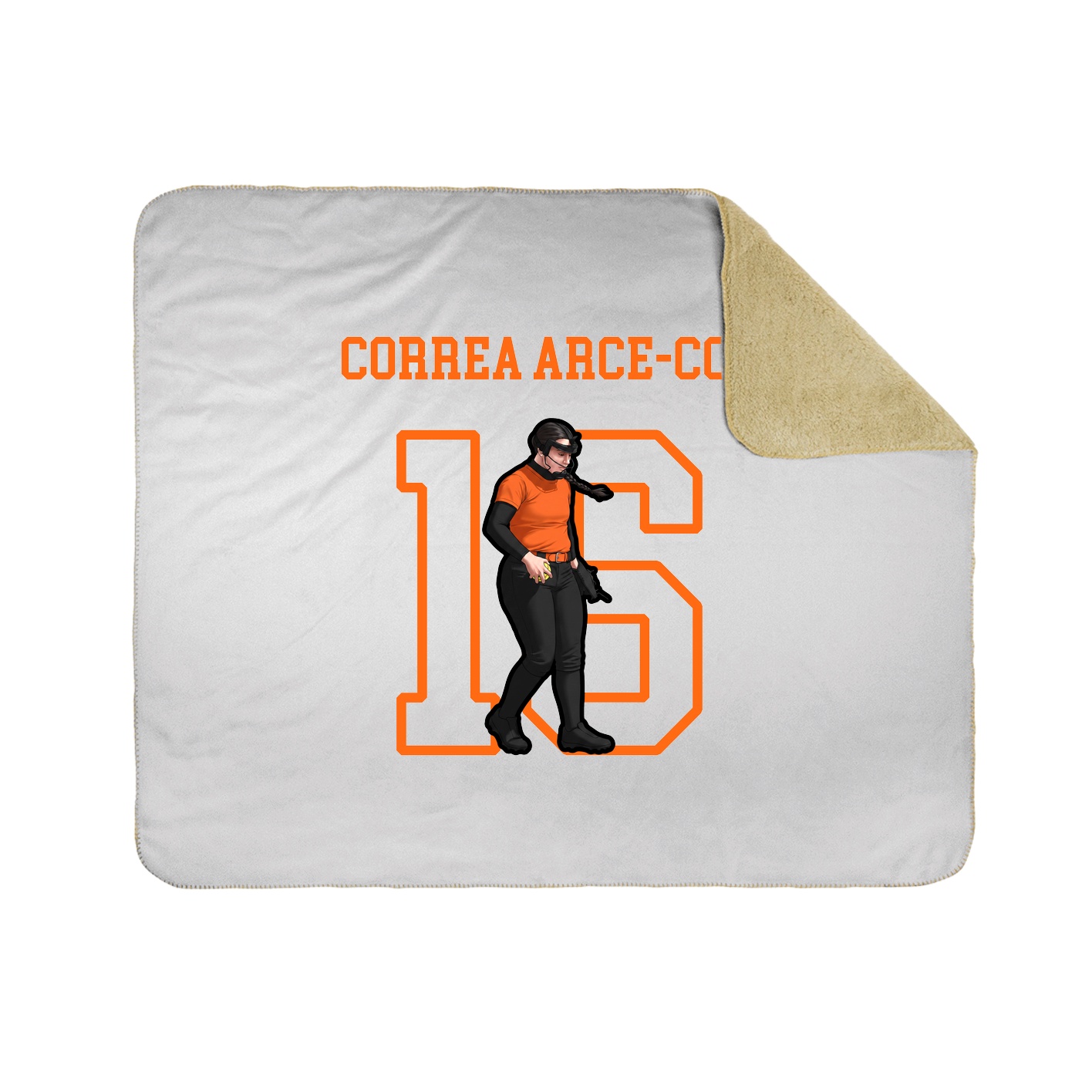 Throw Blanket — Shirsey in White