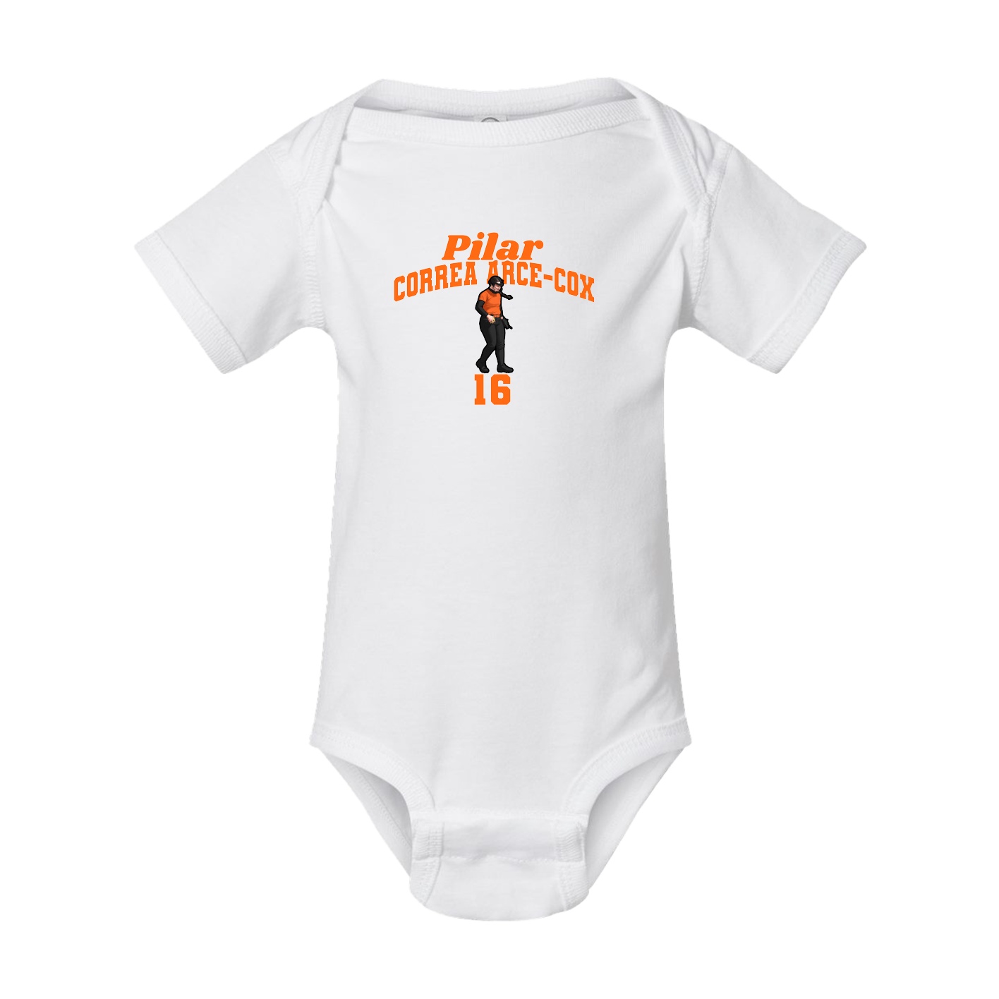 Baby Onesie — Signature Arch in White