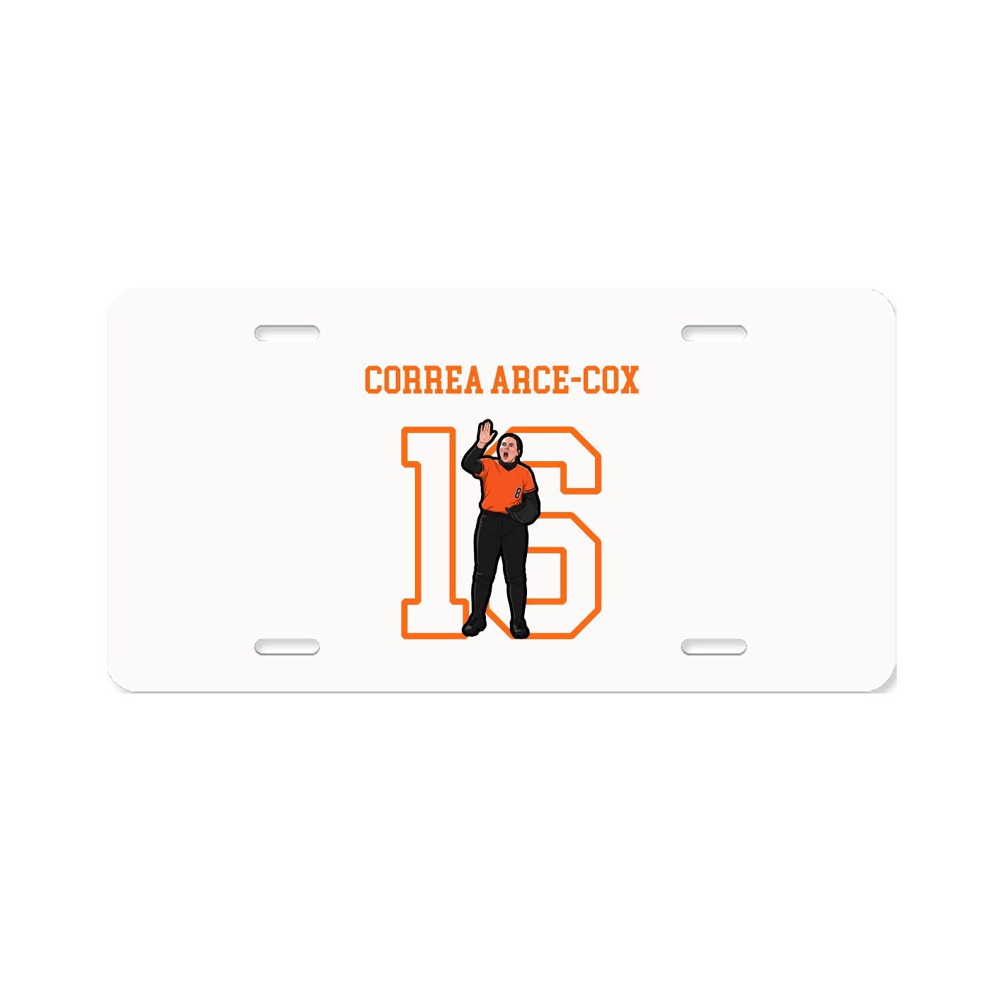 License Plate — Shirsey in Classic