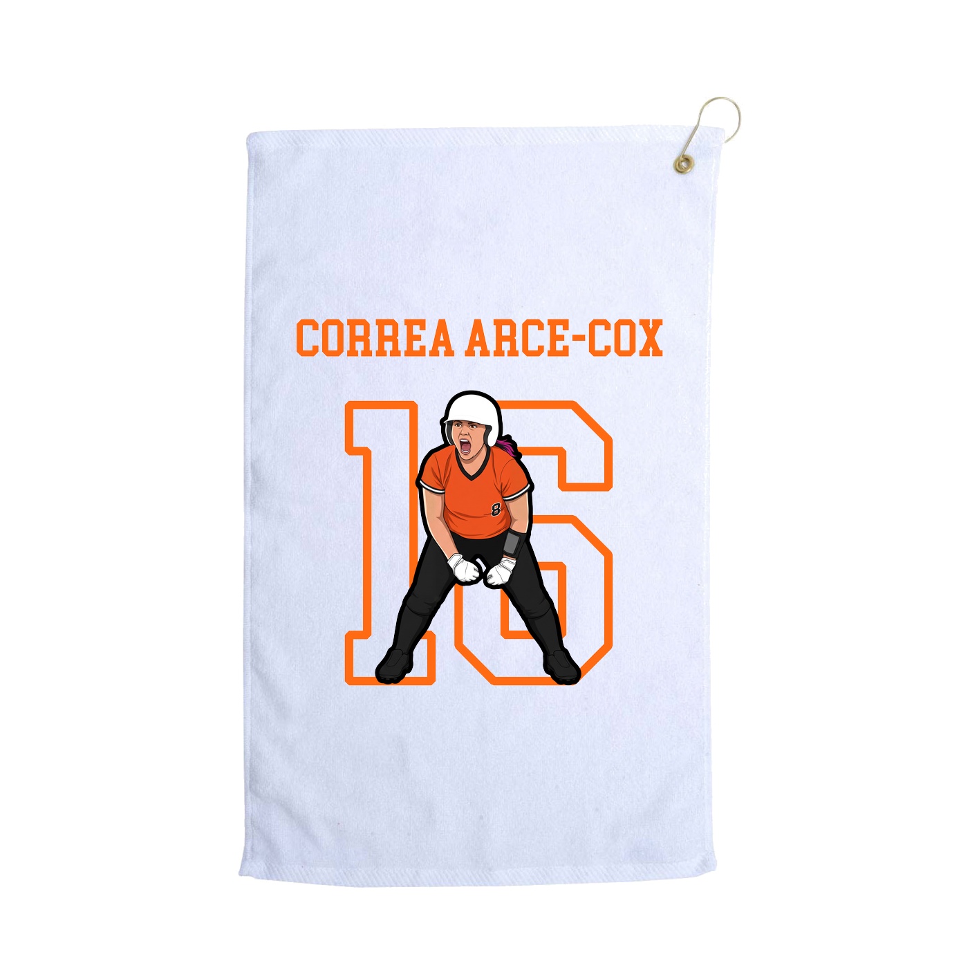 Golf Towel — Shirsey in White