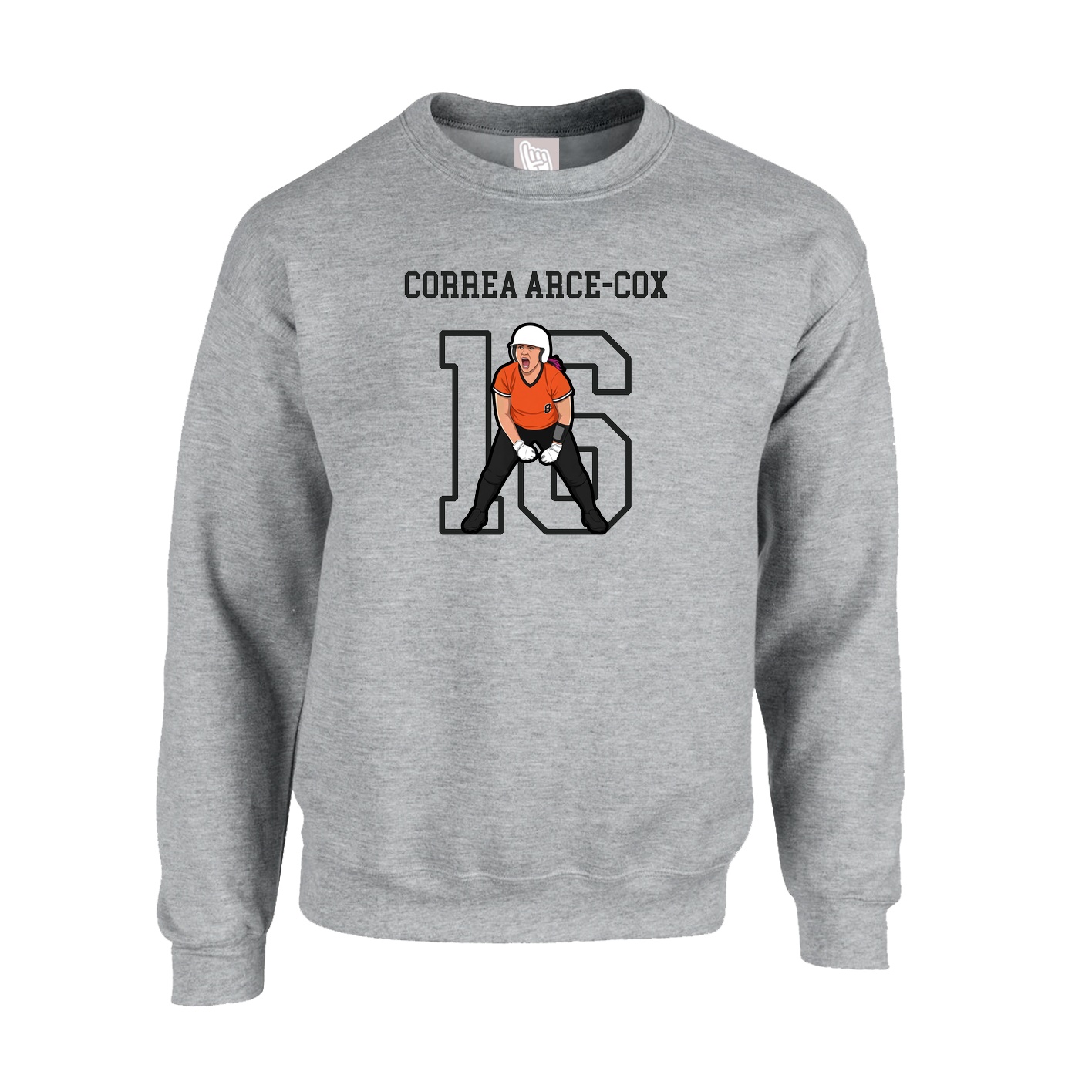 Fleece Crew — Shirsey in Grey