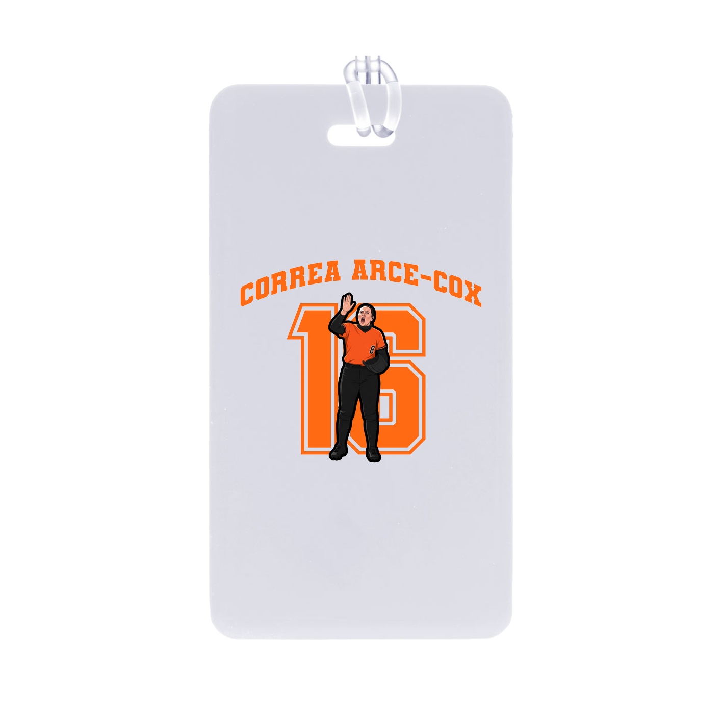Bag Tag — Number in Classic