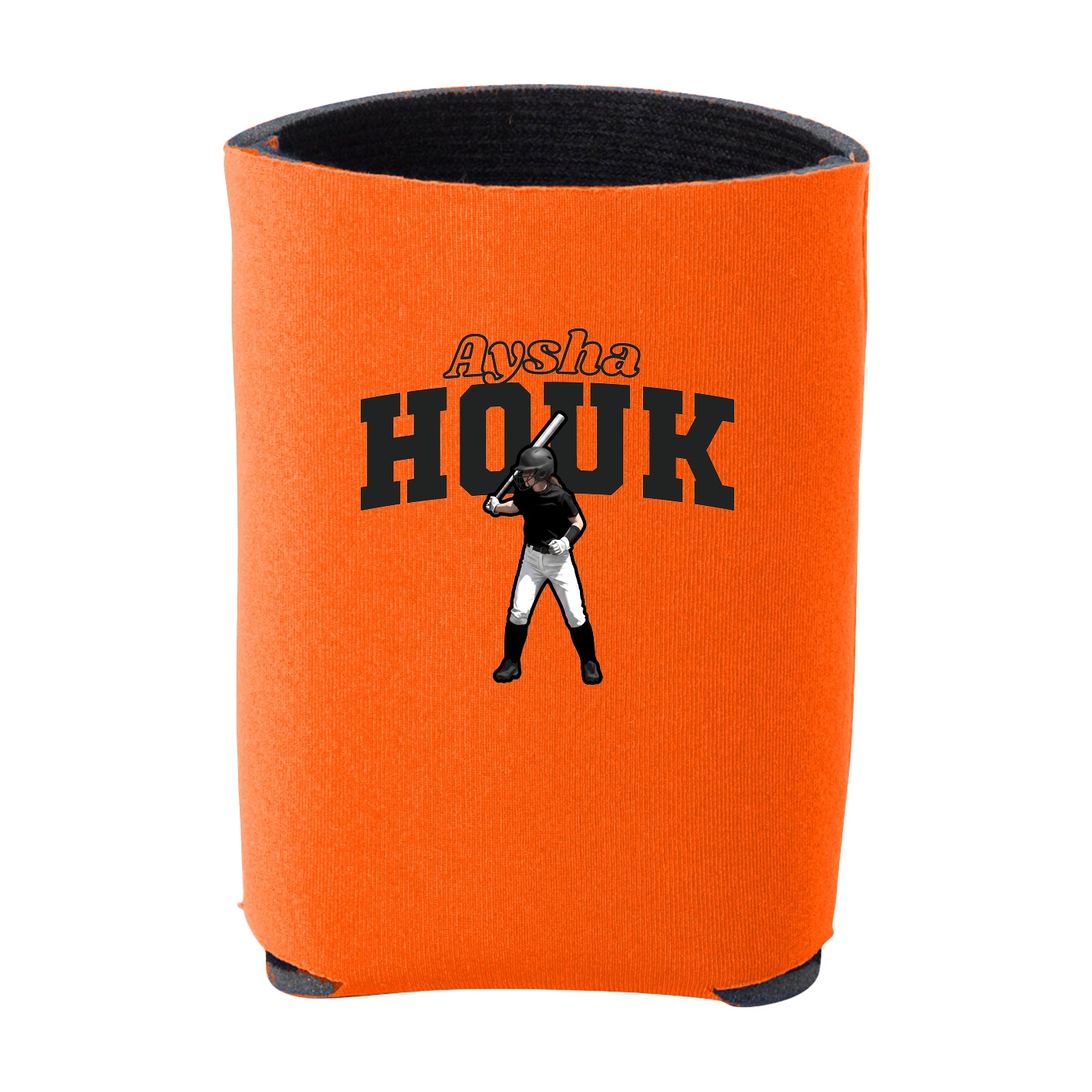 Can Holder — Name Arch in Orange