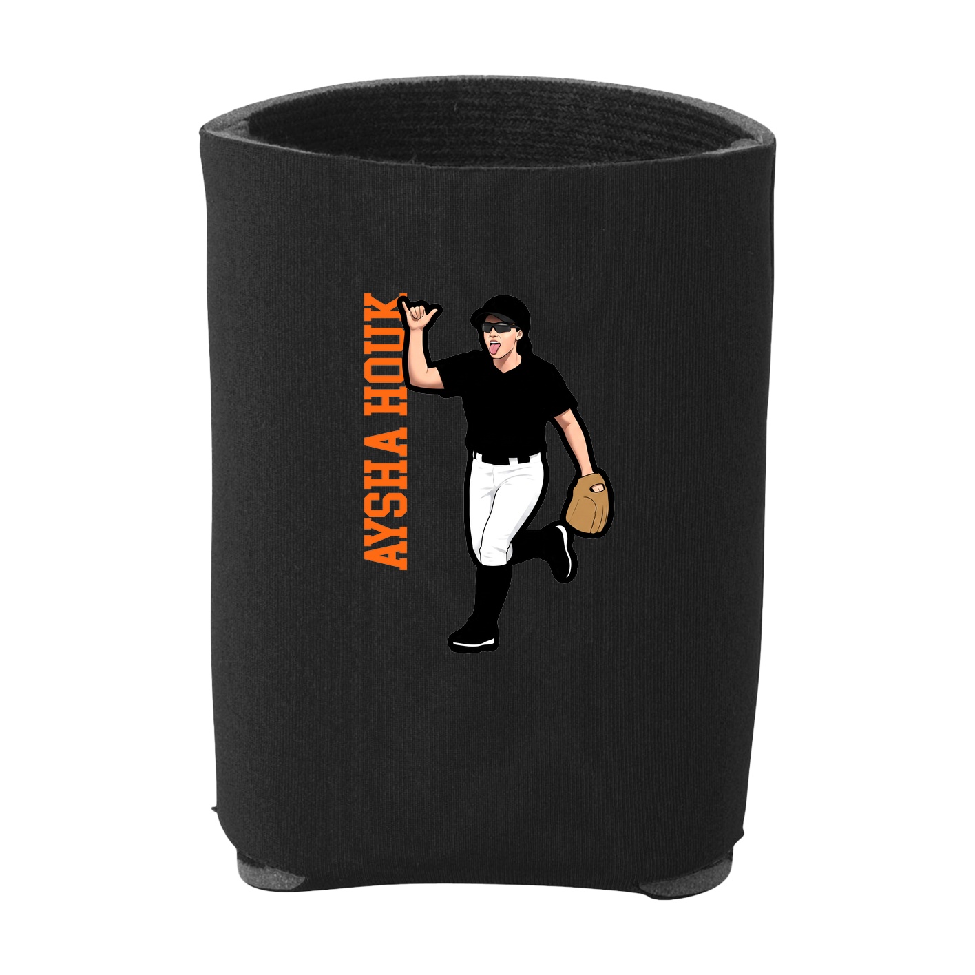 Can Holder — Name Vertical in Black