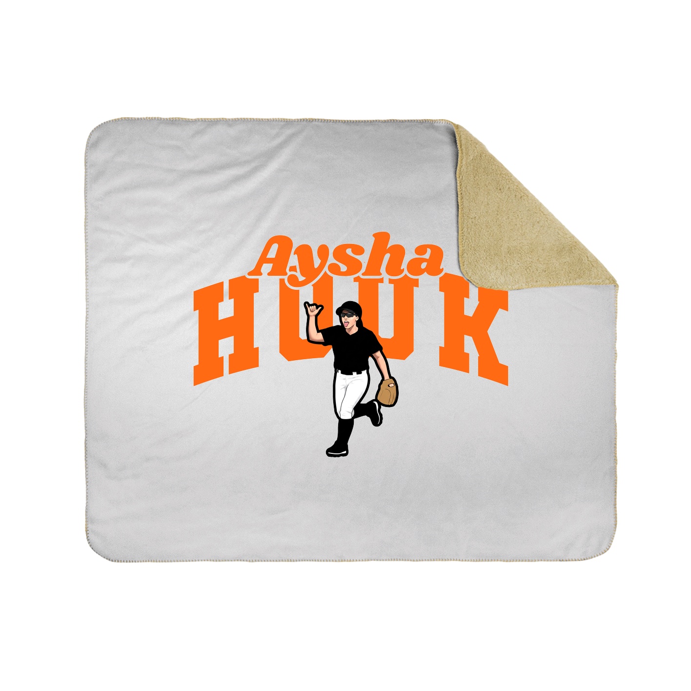 Throw Blanket — Signature Arch in White