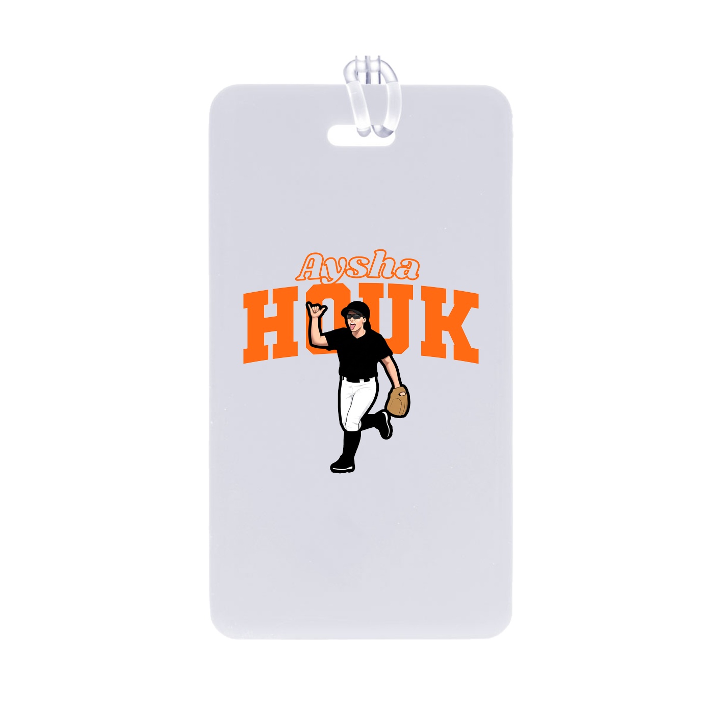 Bag Tag — Name Arch in Classic