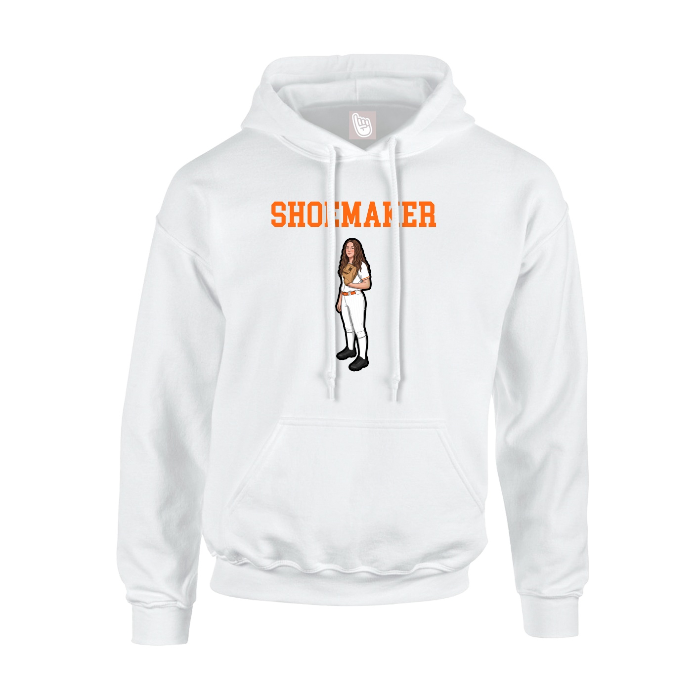Hoodie — Shirsey in White