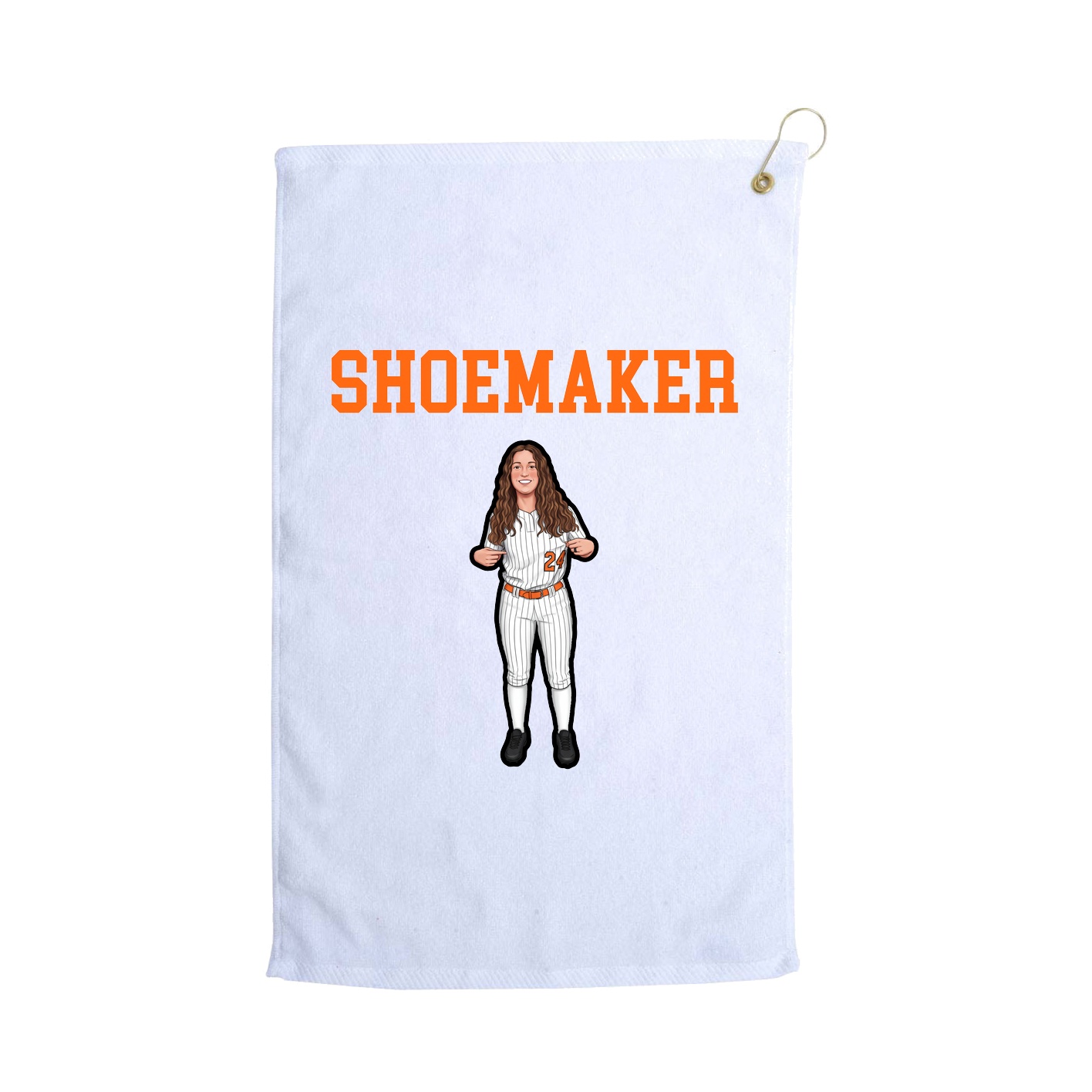 Golf Towel — Shirsey in White