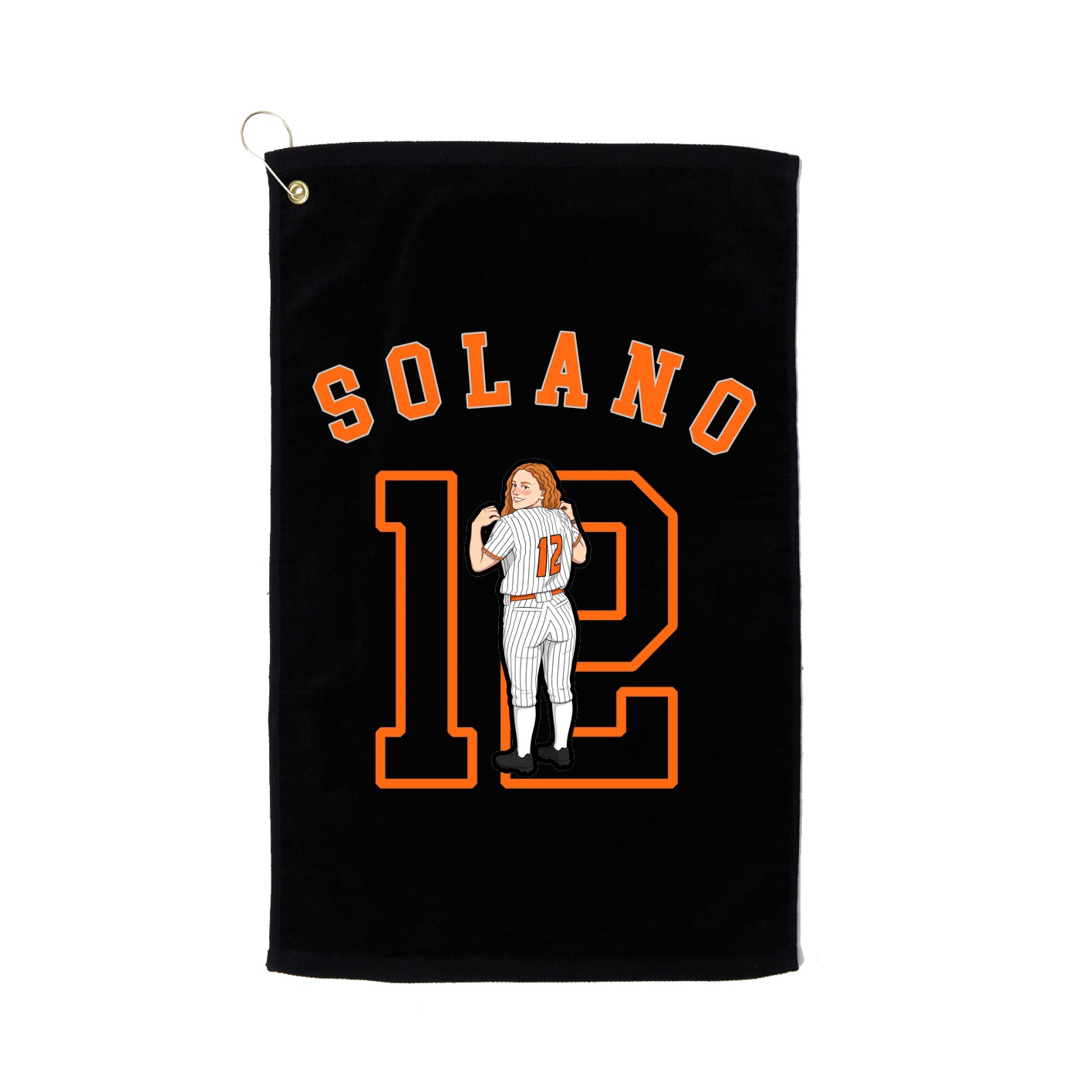 Golf Towel — Shirsey Arch in Black