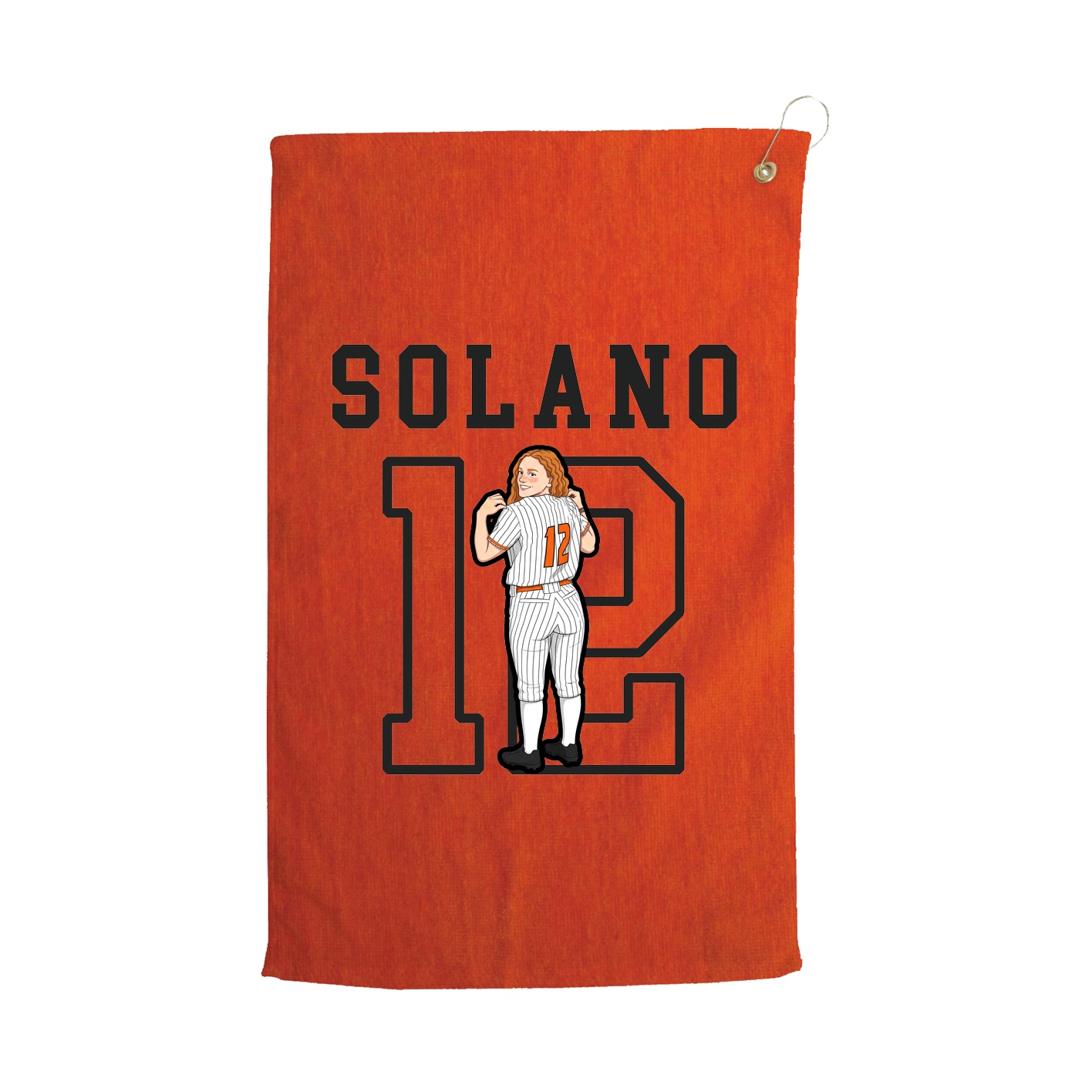 Golf Towel — Shirsey in Orange