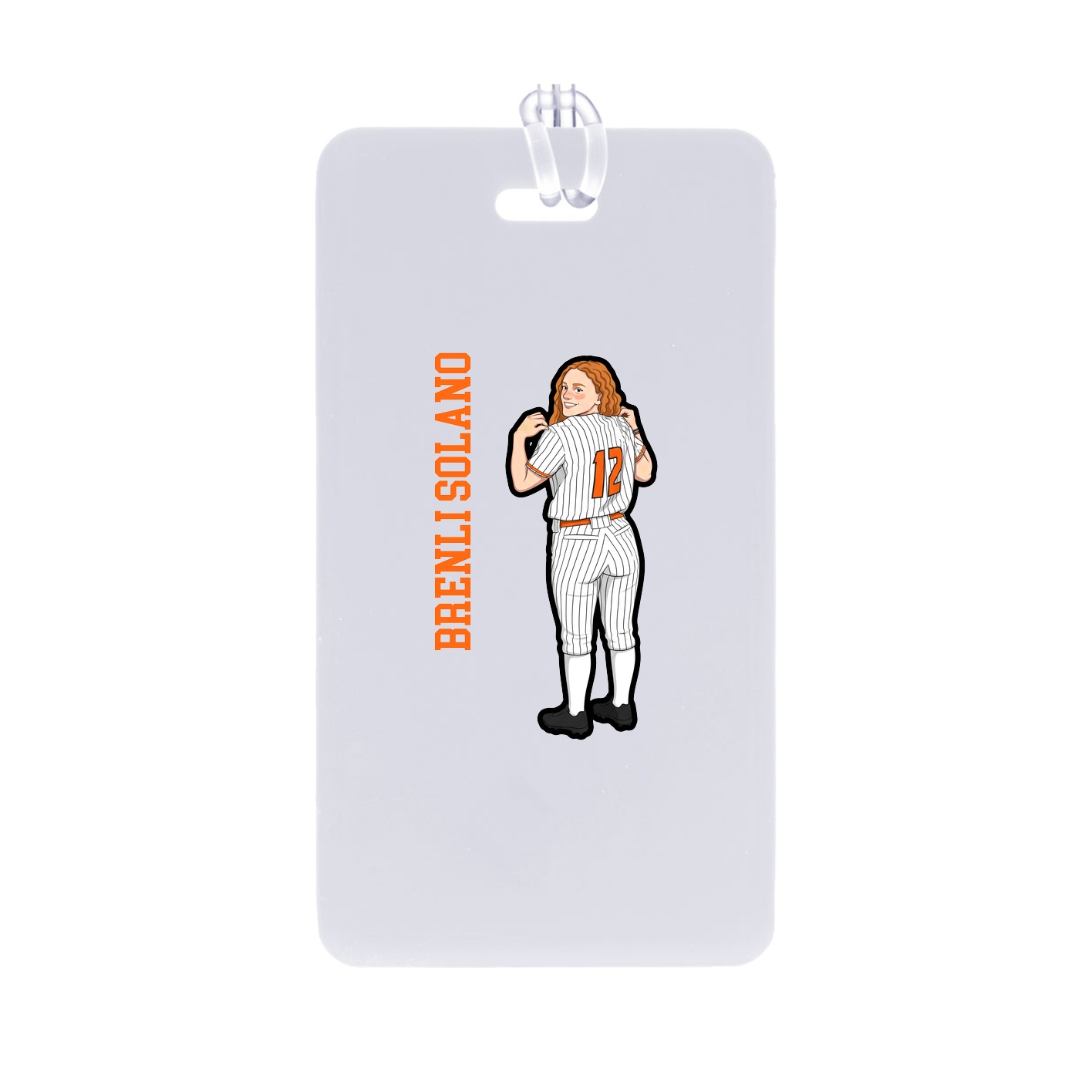 Bag Tag — Name Vertical in Classic