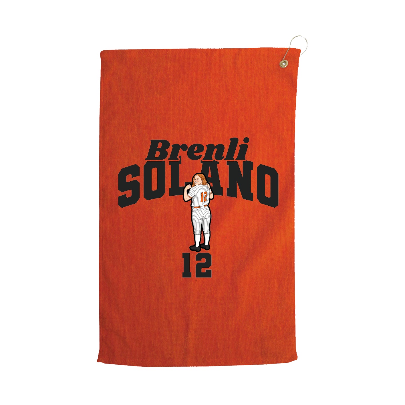 Golf Towel — Signature Arch in Orange