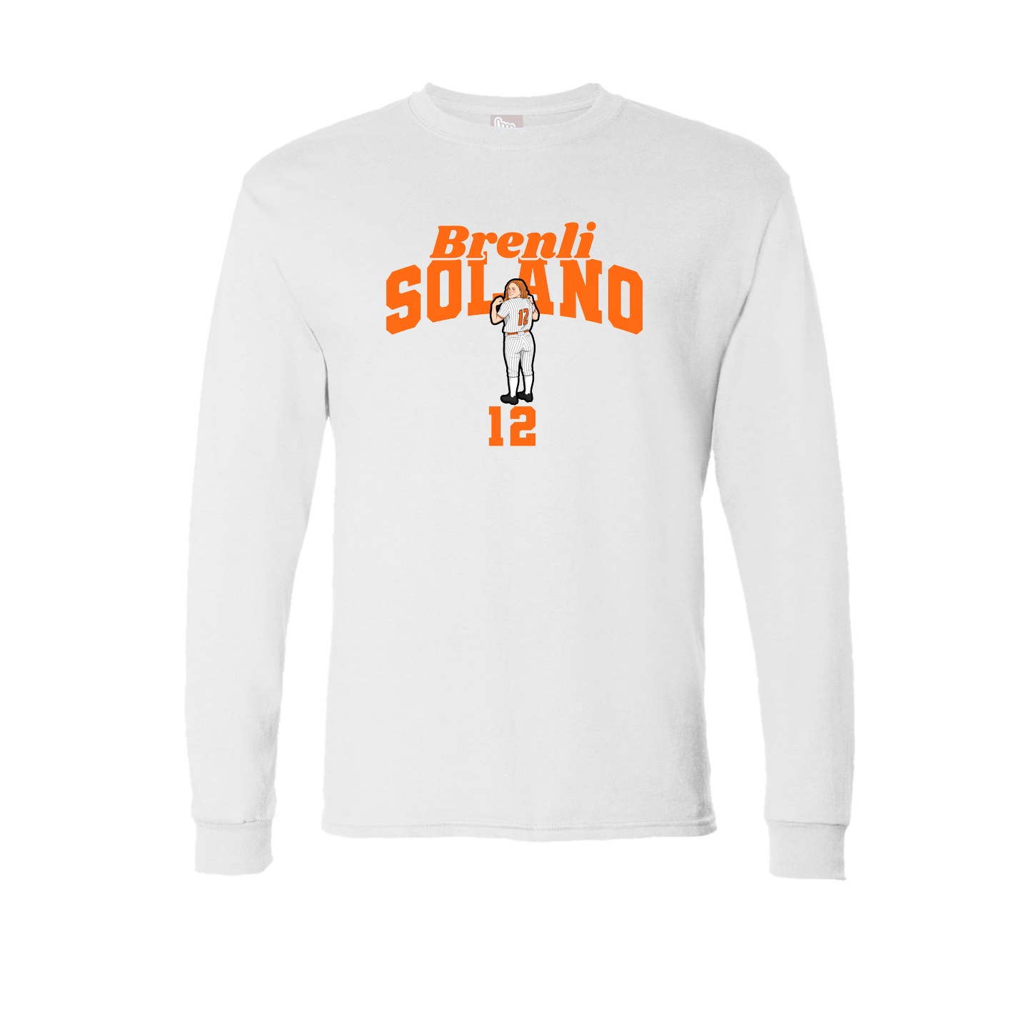 Long Sleeve Tee — Signature Arch in White