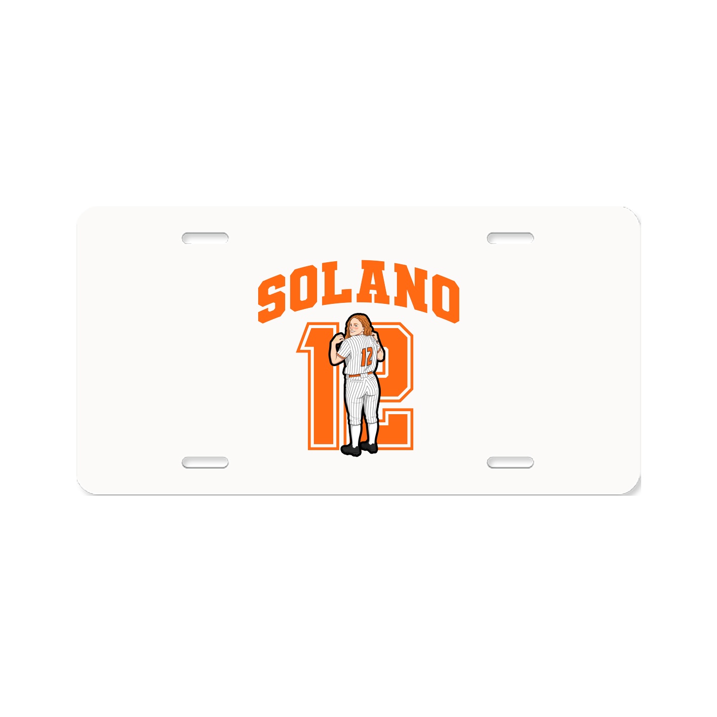 License Plate — Number in Classic