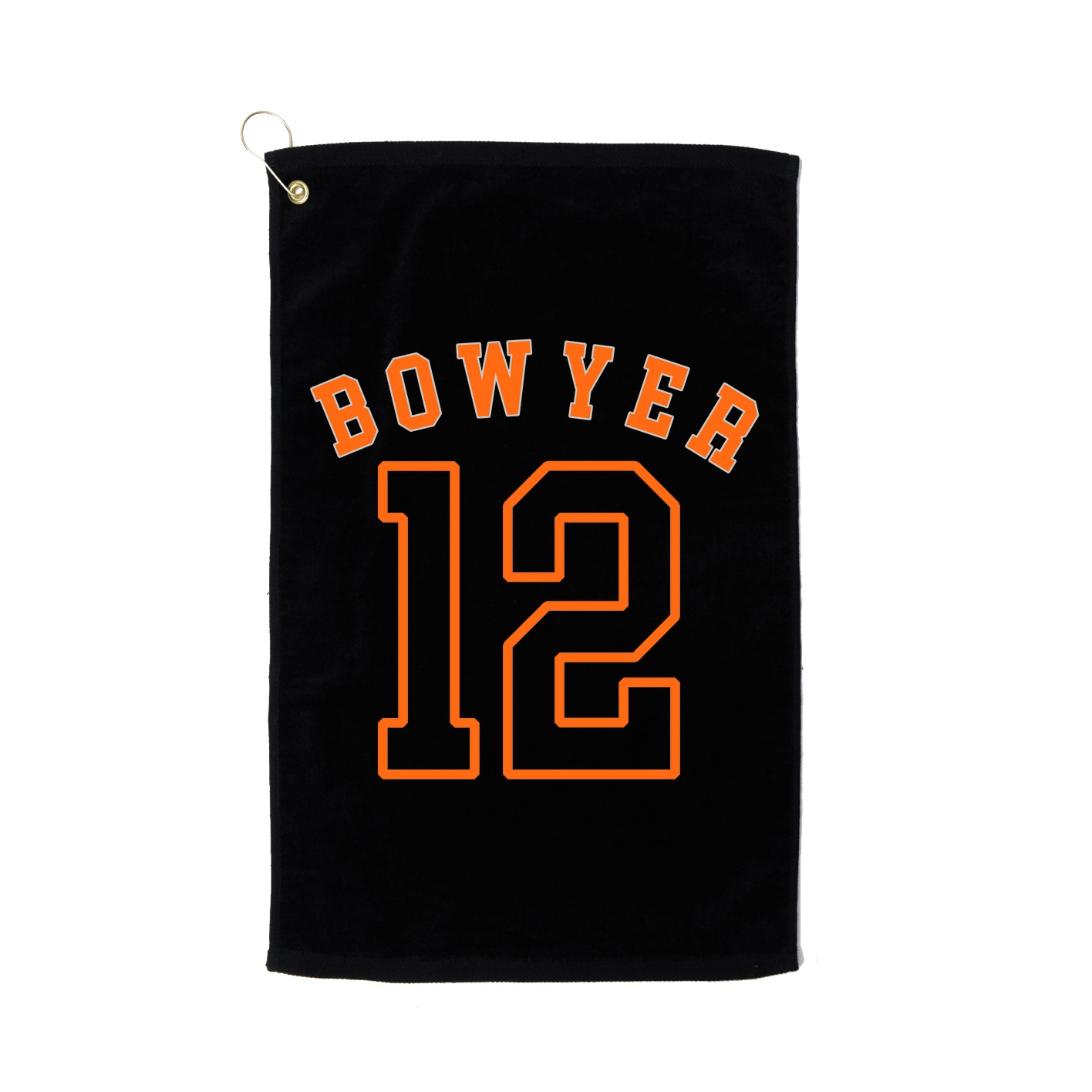 Golf Towel — Shirsey Arch in Black