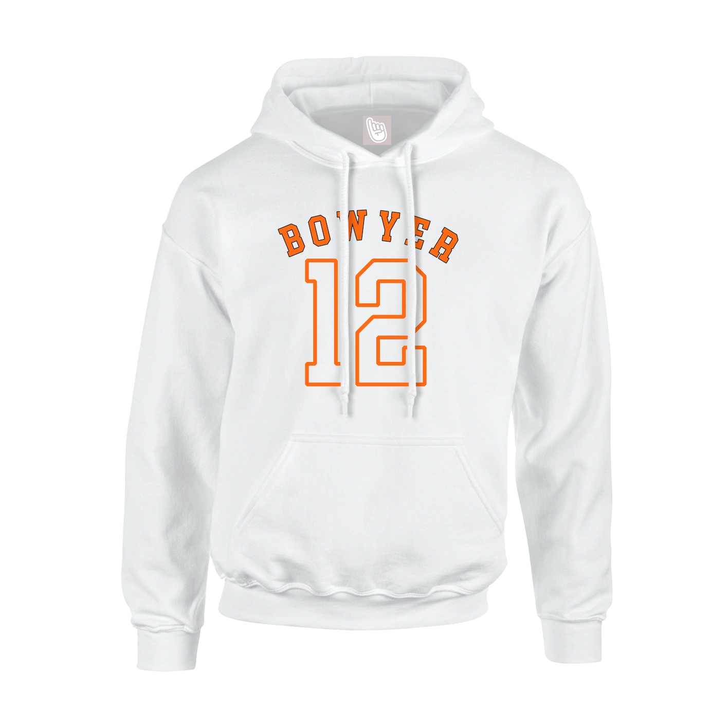 Hoodie — Shirsey Arch in White