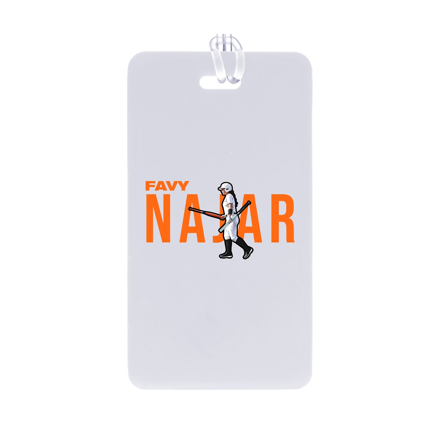 Bag Tag — Player Name in Classic