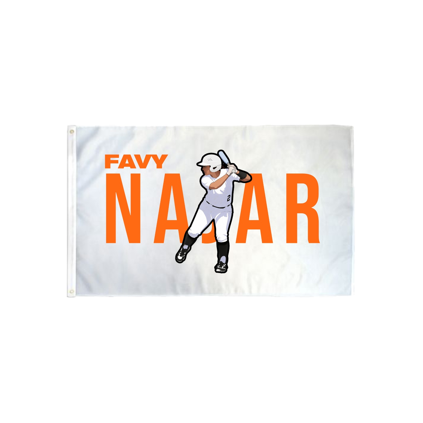 3x5 Flag — Player Name in Classic