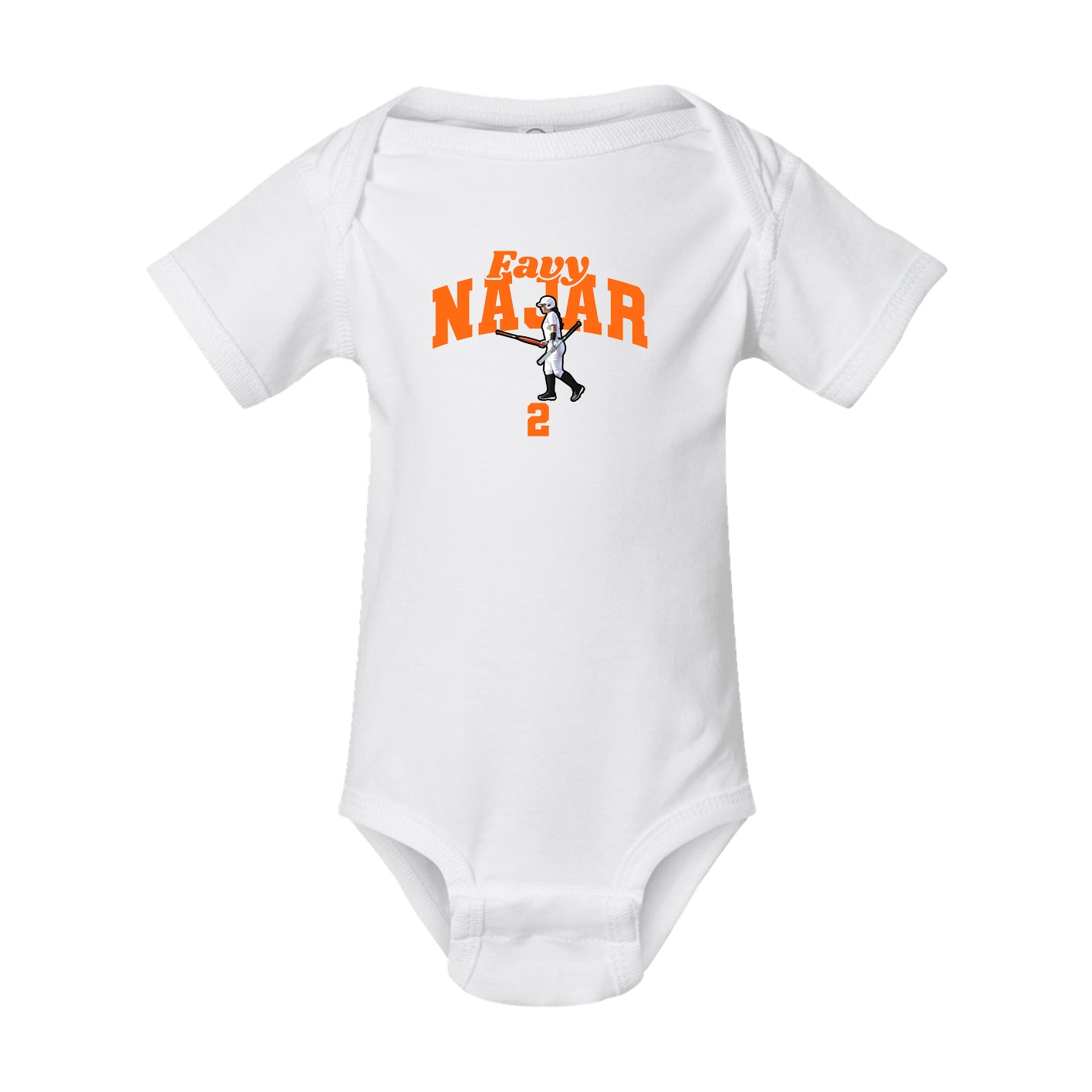 Baby Onesie — Signature Arch in White