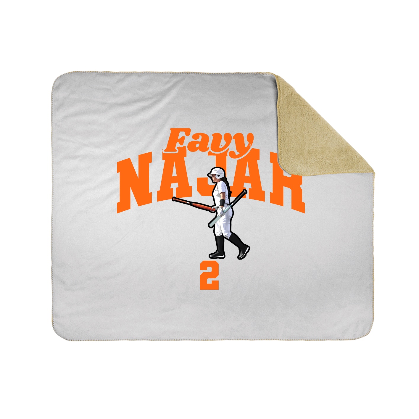 Throw Blanket — Signature Arch in White