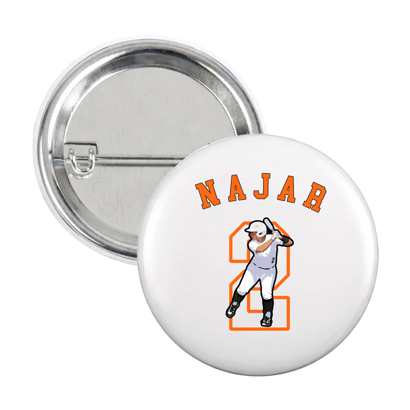 Game Day Button — Shirsey Arch in White