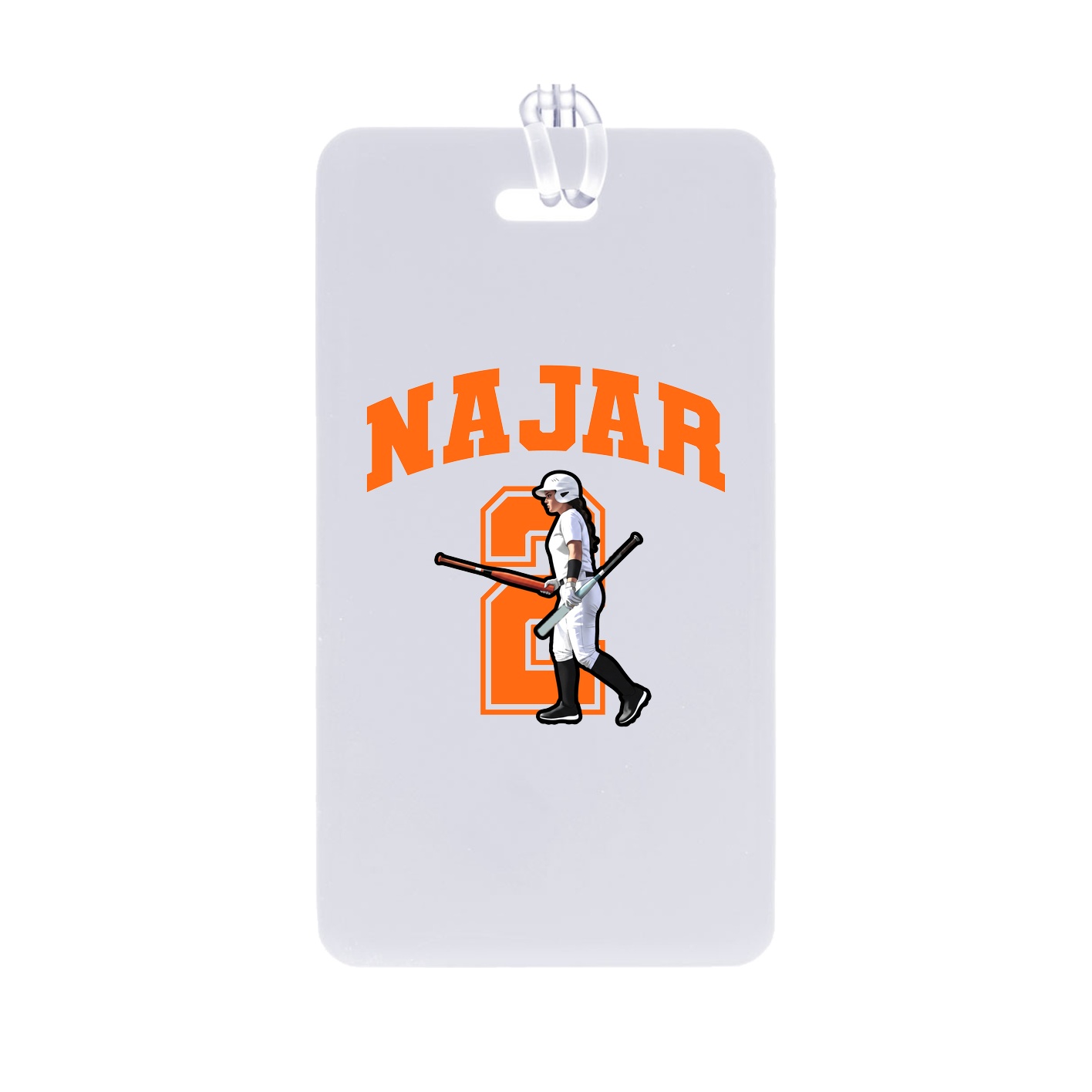 Bag Tag — Number in Classic