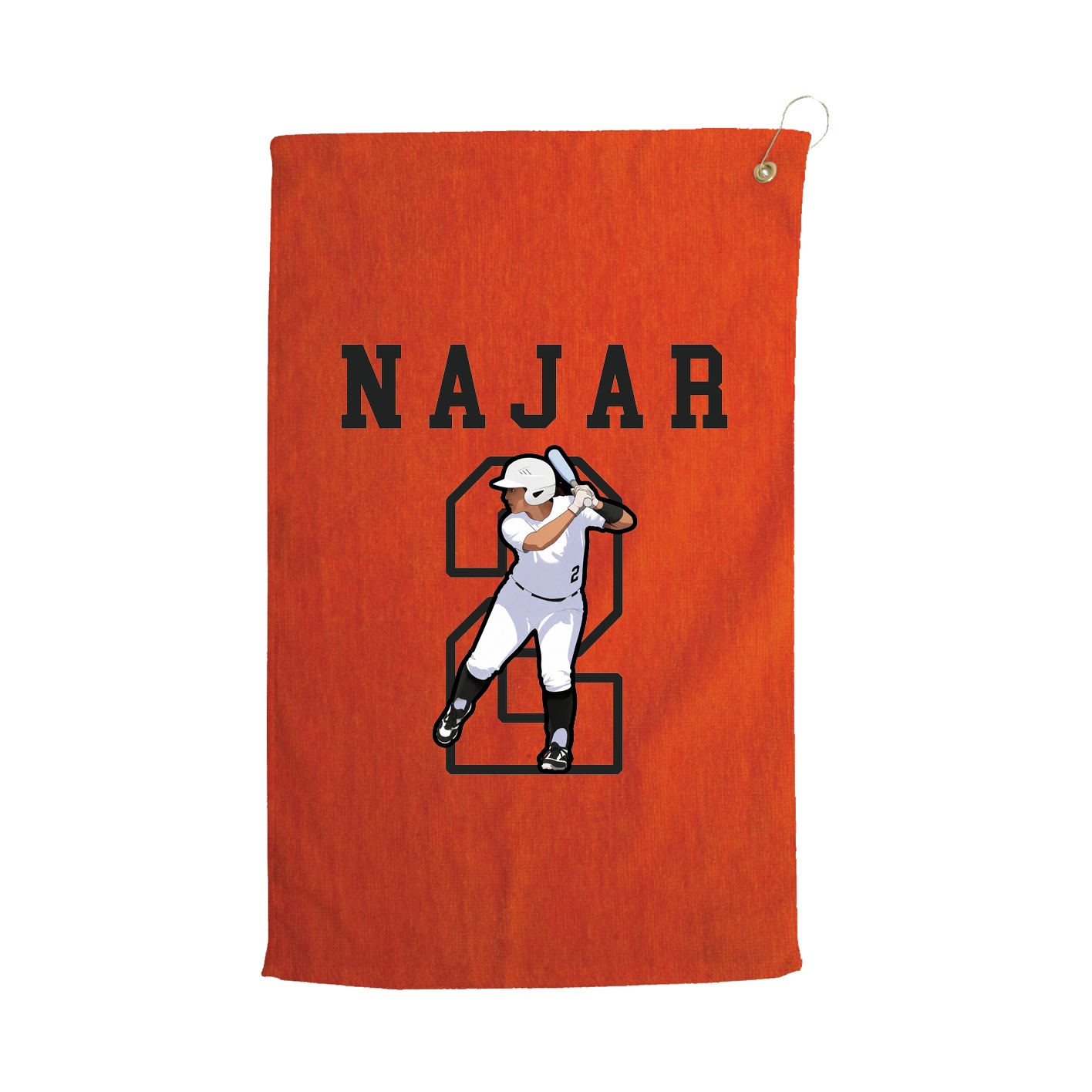 Golf Towel — Shirsey in Orange
