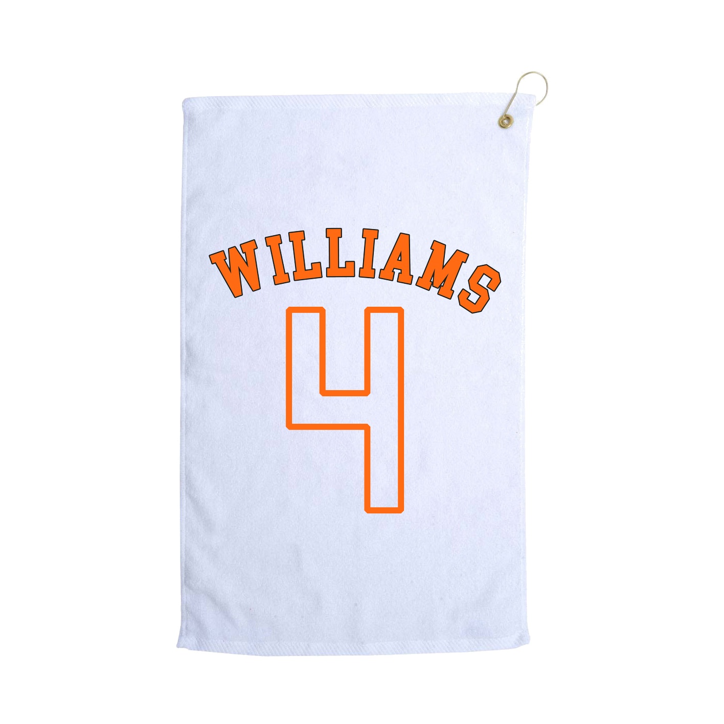 Golf Towel — Shirsey Arch in White