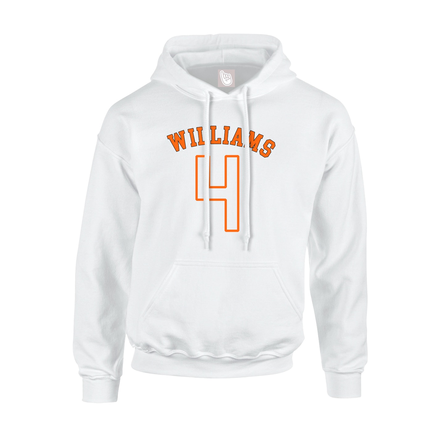 Hoodie — Shirsey Arch in White