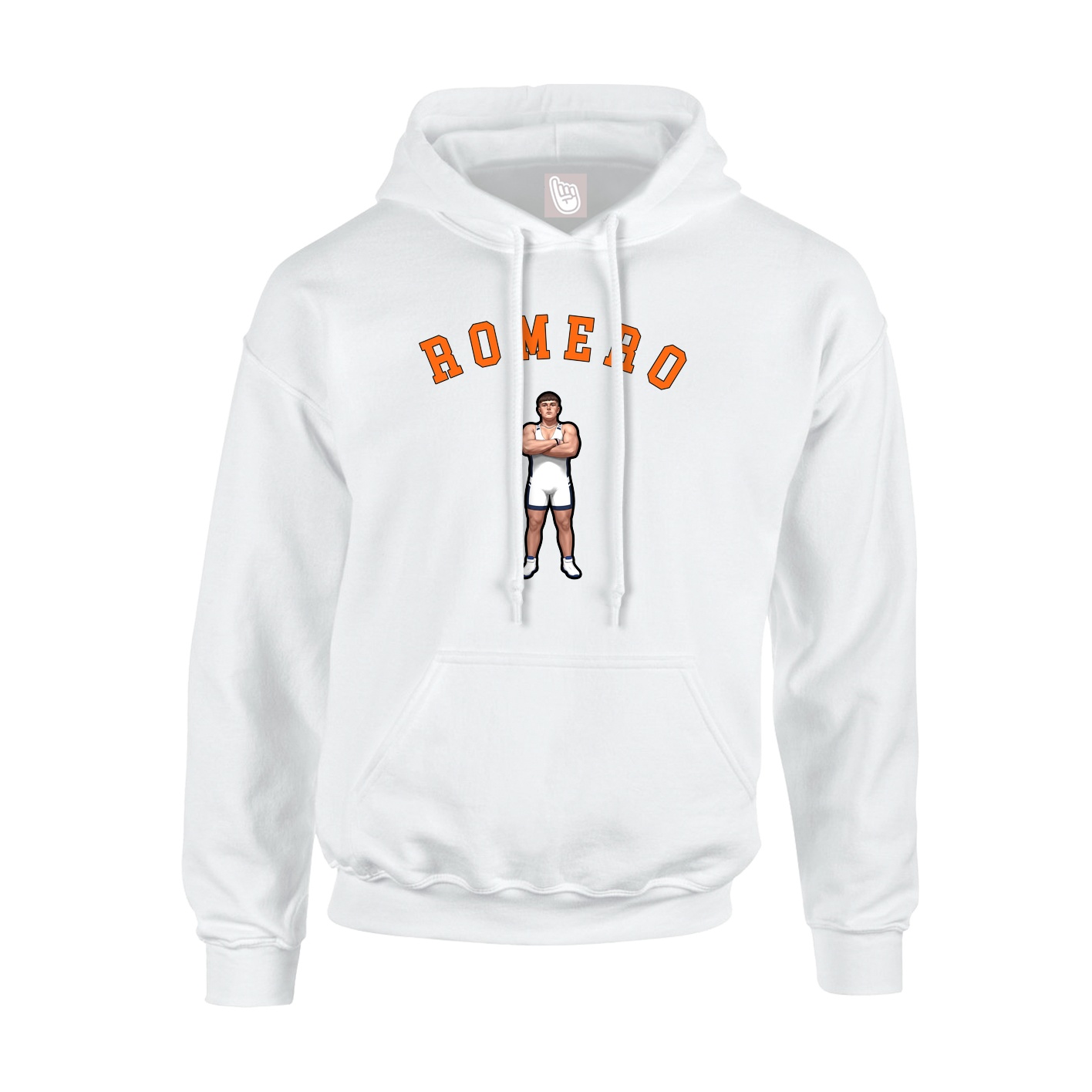 Youth Hoodie — Shirsey Arch in White