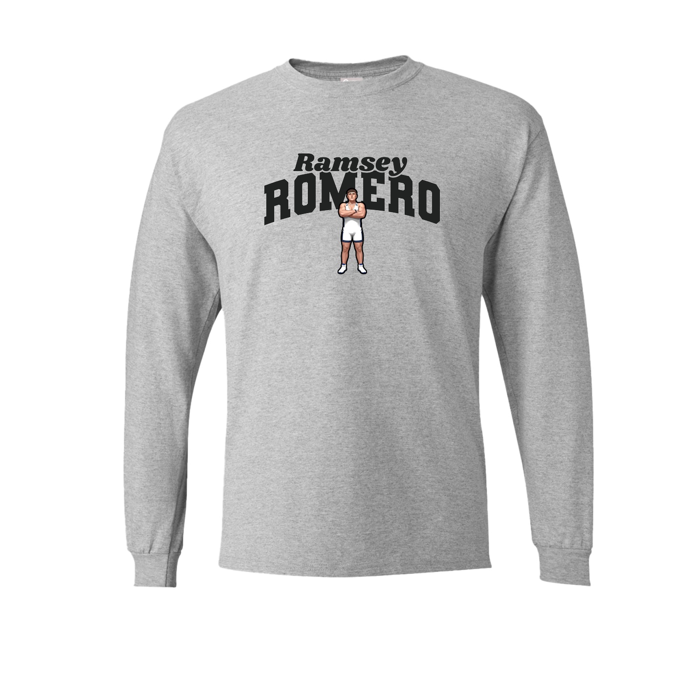 Long Sleeve Tee — Signature Arch in Grey