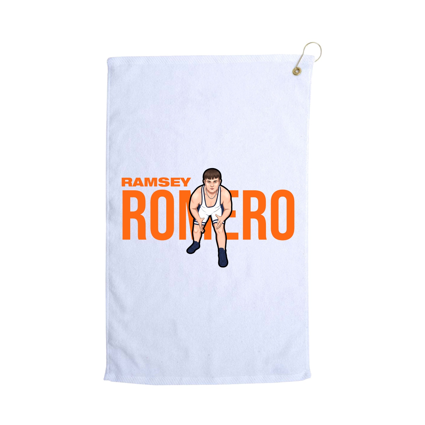 Golf Towel — Player Name in White