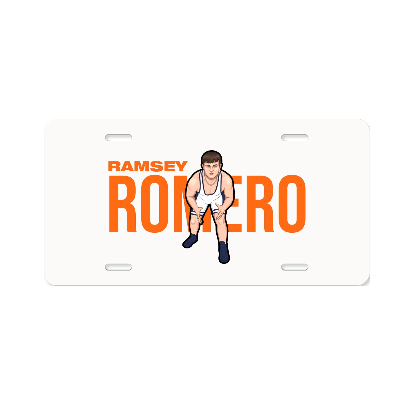 License Plate — Player Name in Classic