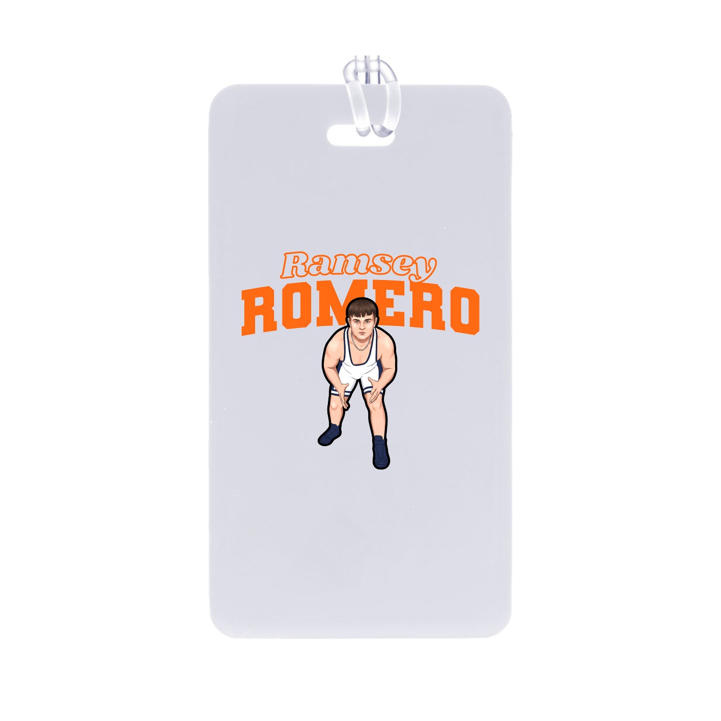 Bag Tag — Name Arch in Classic