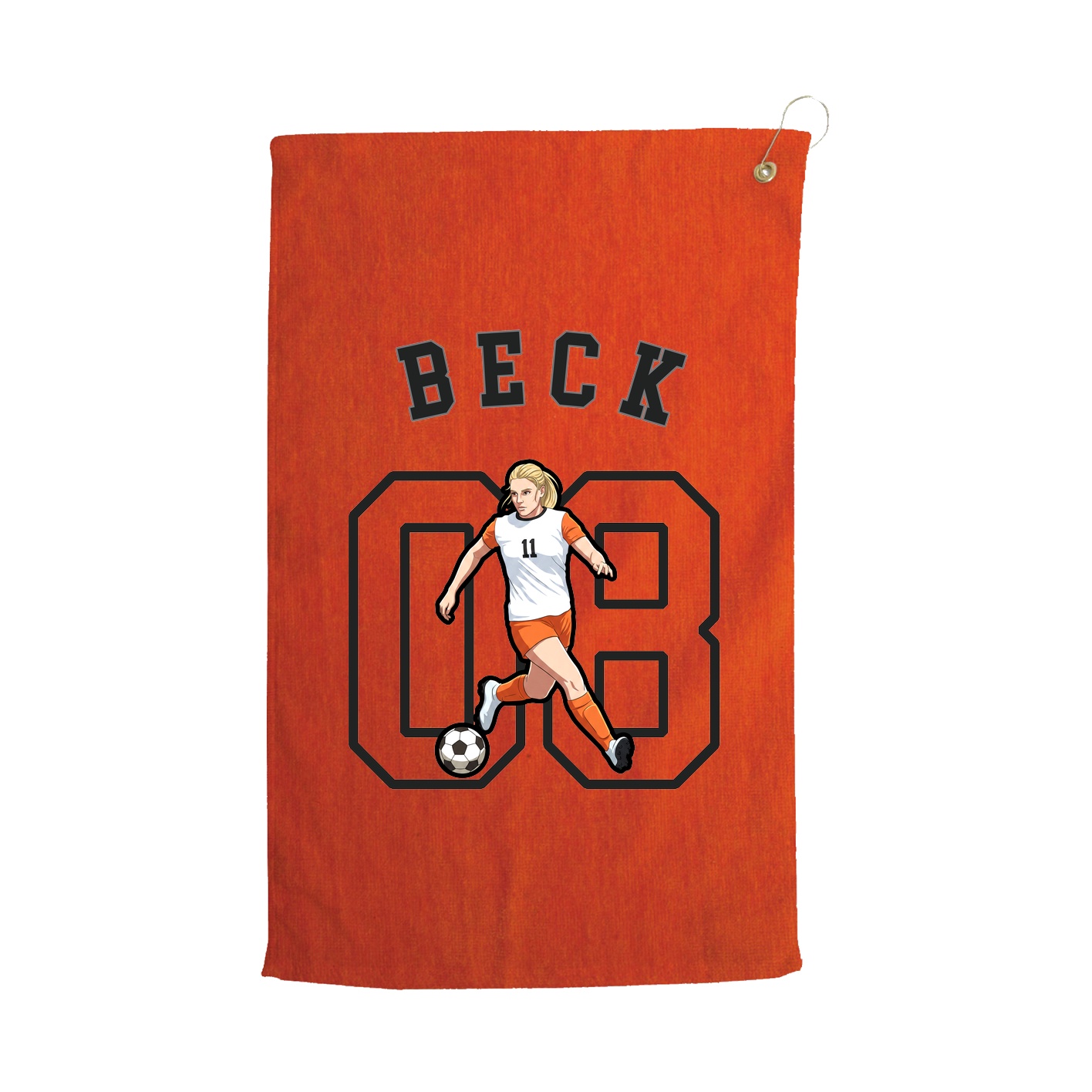 Golf Towel — Shirsey Arch in Orange