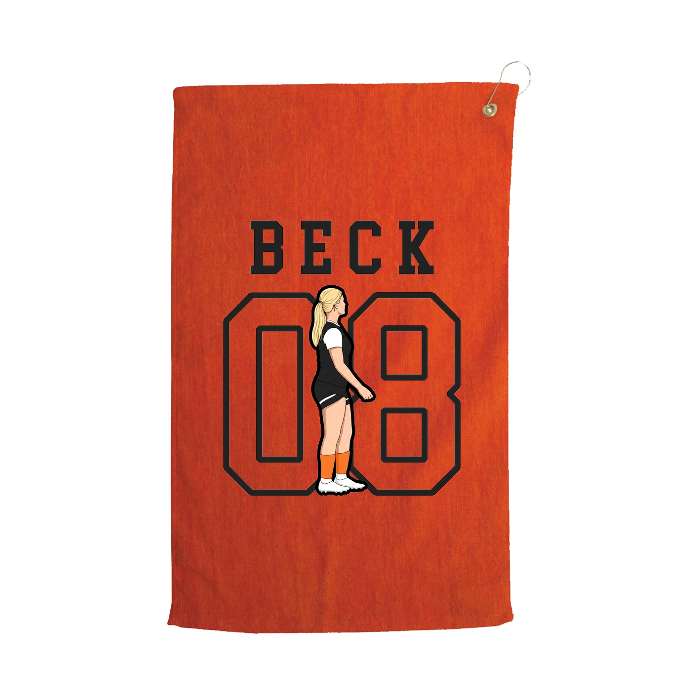 Golf Towel — Shirsey in Orange