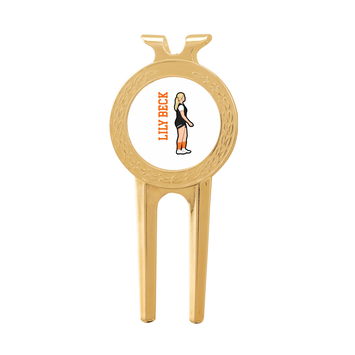 Divot Tool with Ball Marker — Name Vertical in Classic