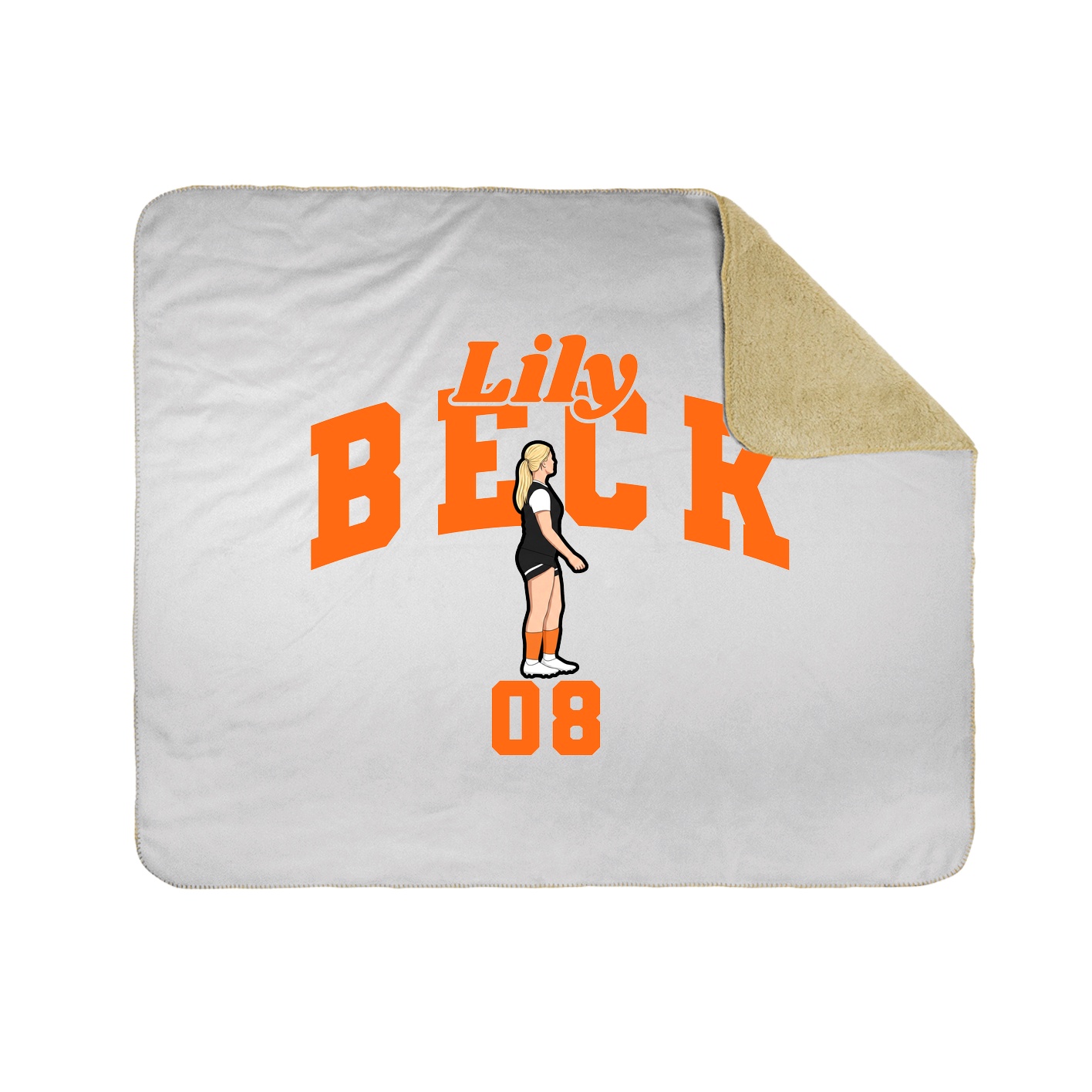 Throw Blanket — Signature Arch in White
